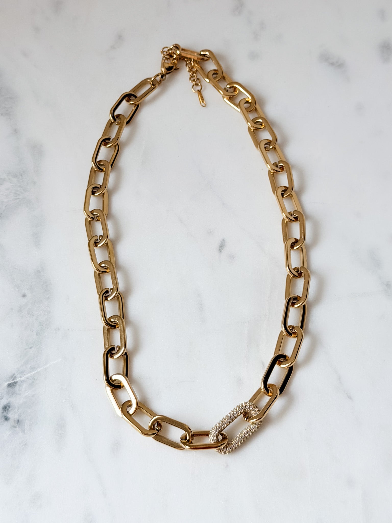 Ava Necklace | 18k Plated