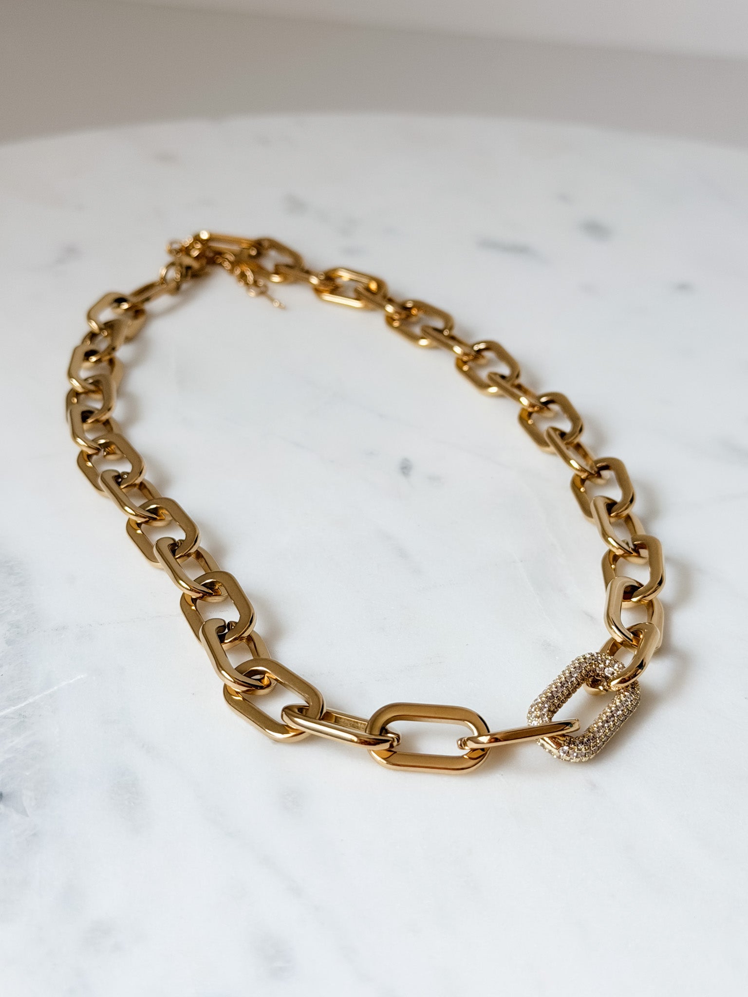 Ava Necklace | 18k Plated