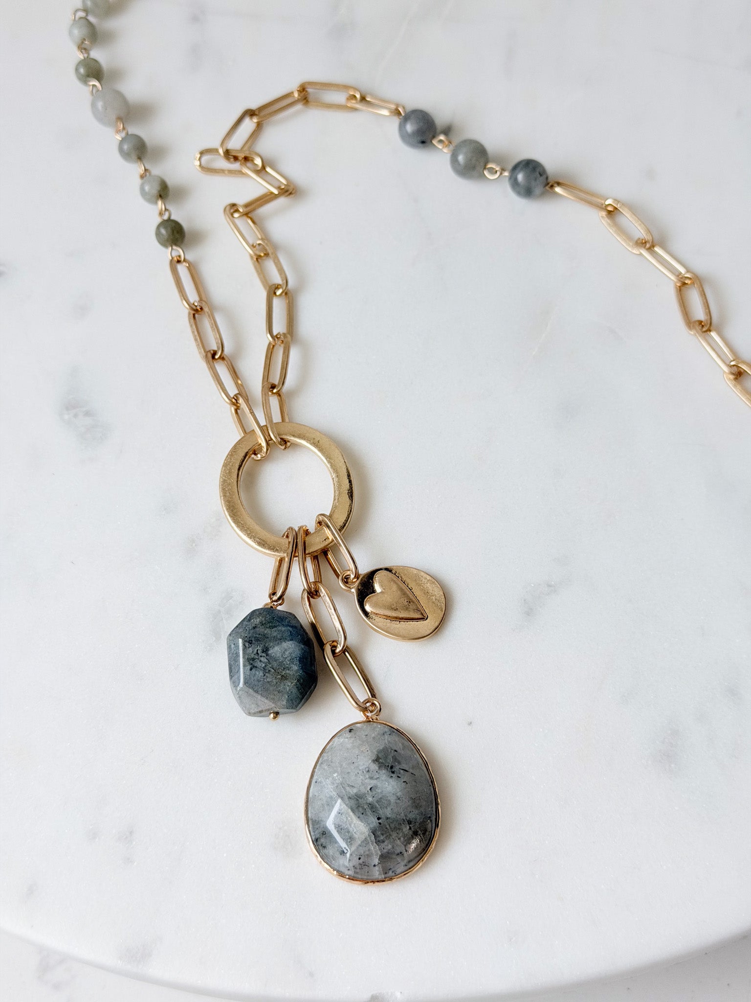 Moonlit Pebble Necklace