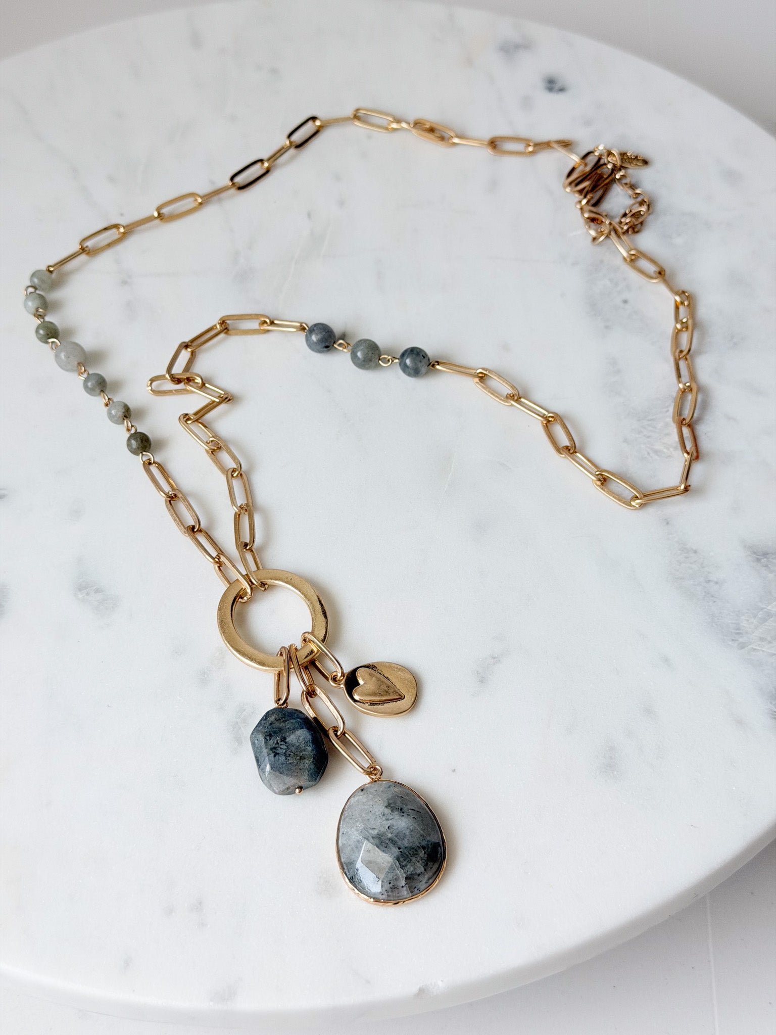 Moonlit Pebble Necklace