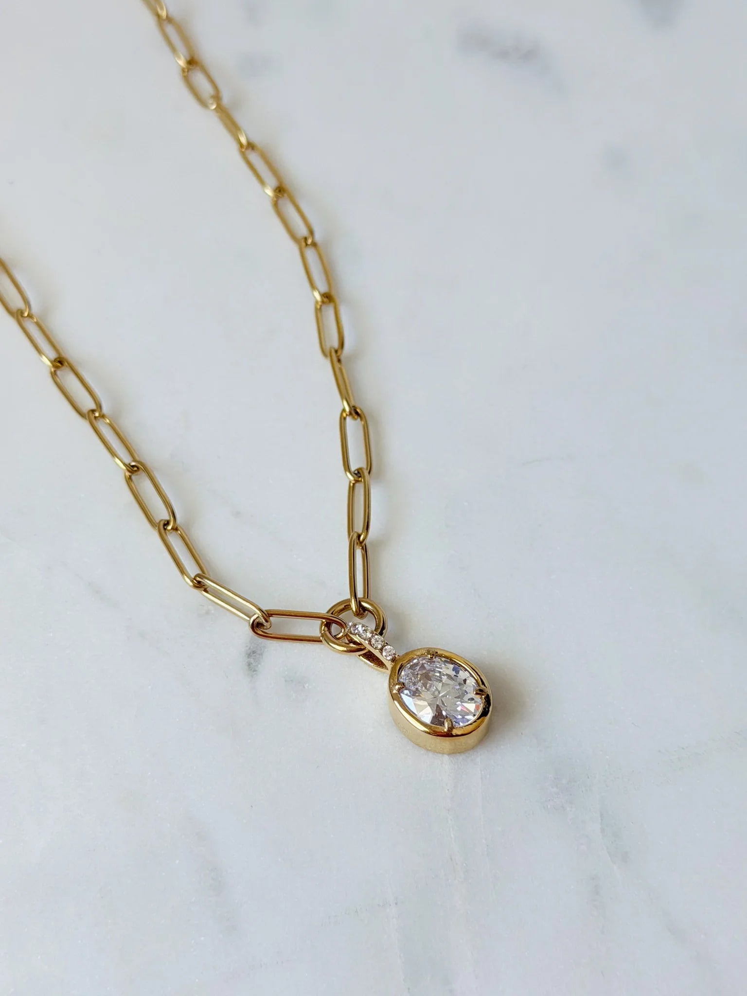 Pave Promise Necklace
