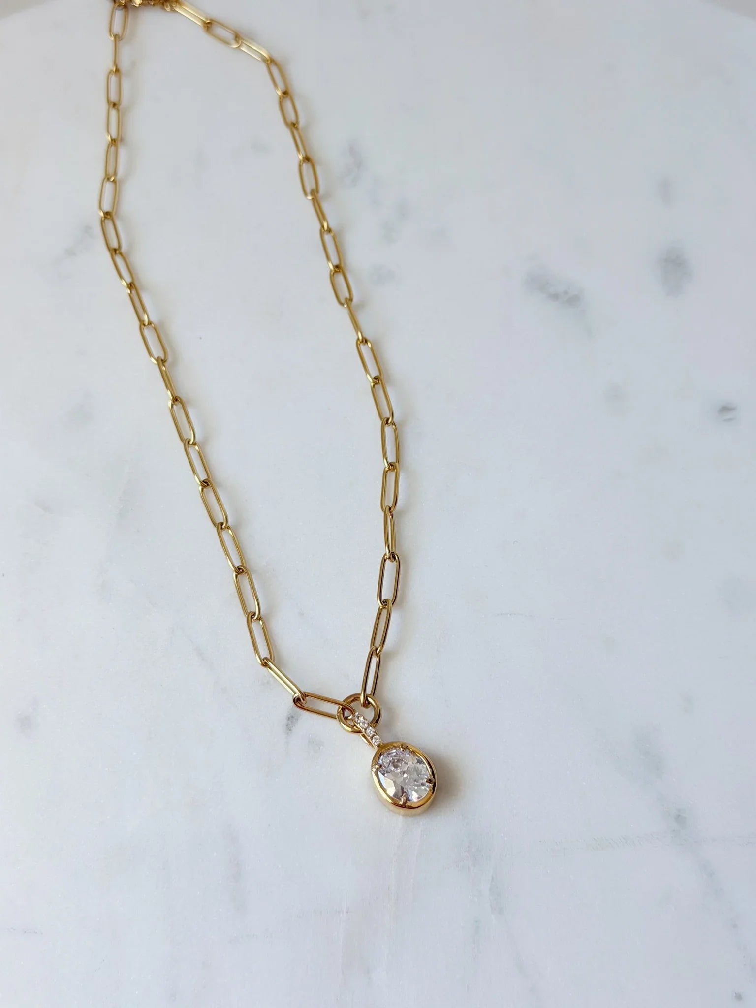 Pave Promise Necklace