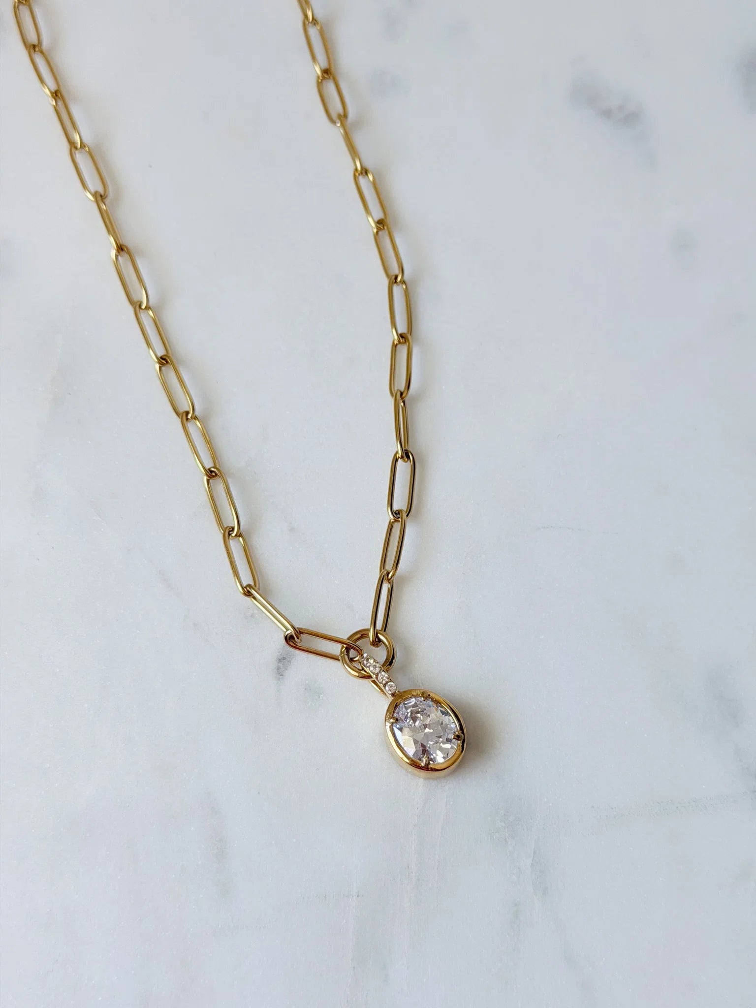 Pave Promise Necklace