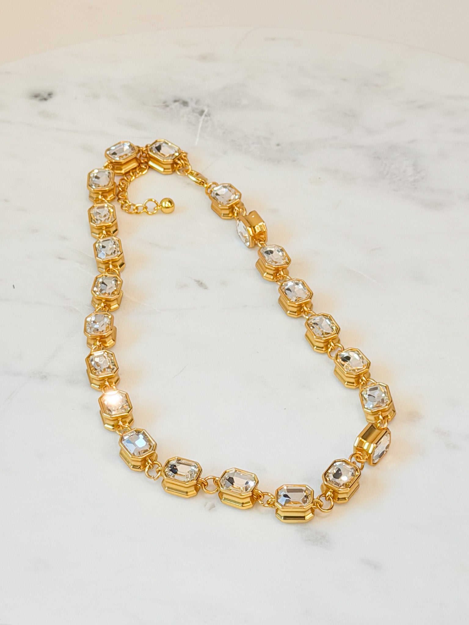 Crystal Cascade Necklace