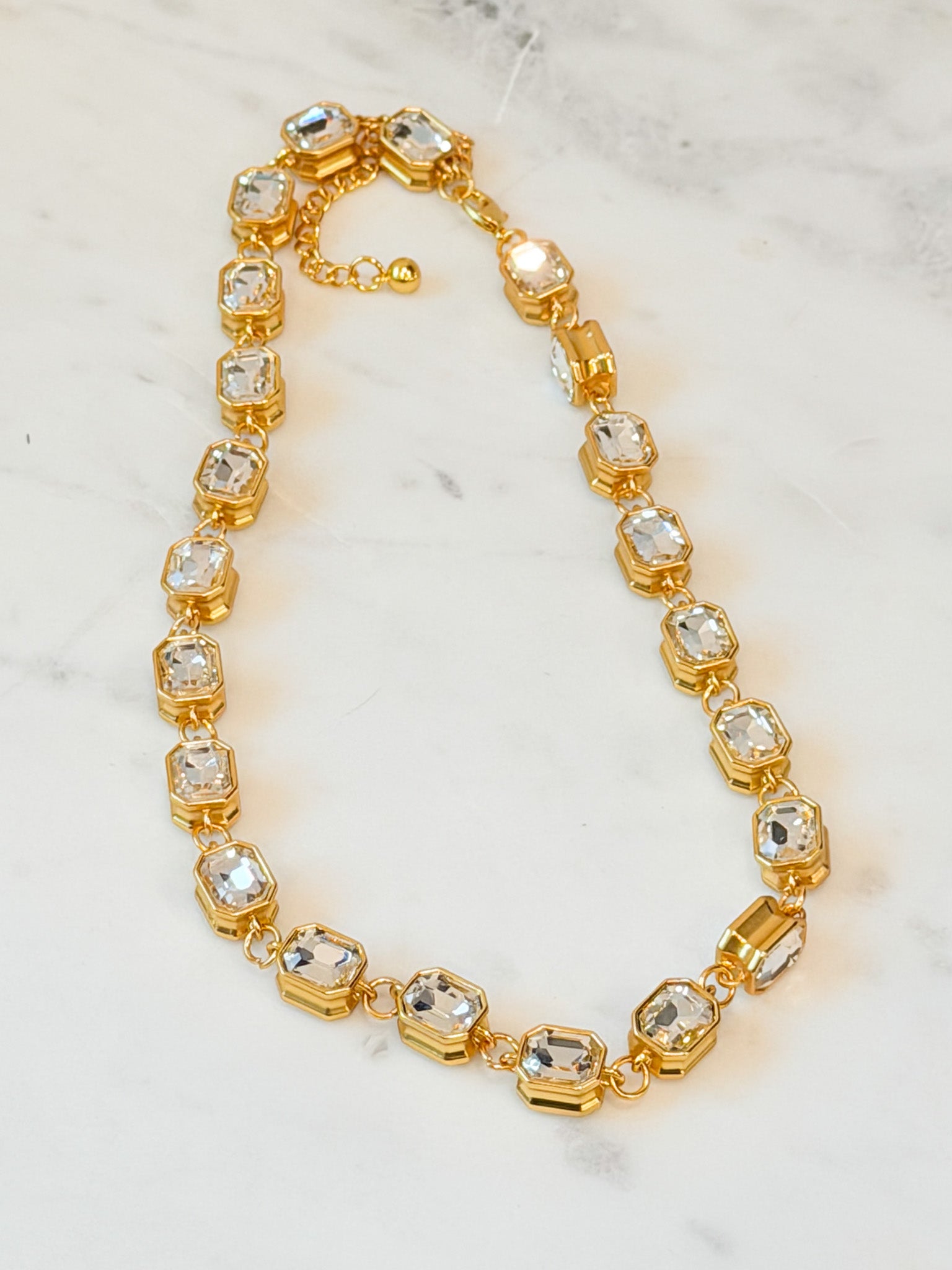 Crystal Cascade Necklace