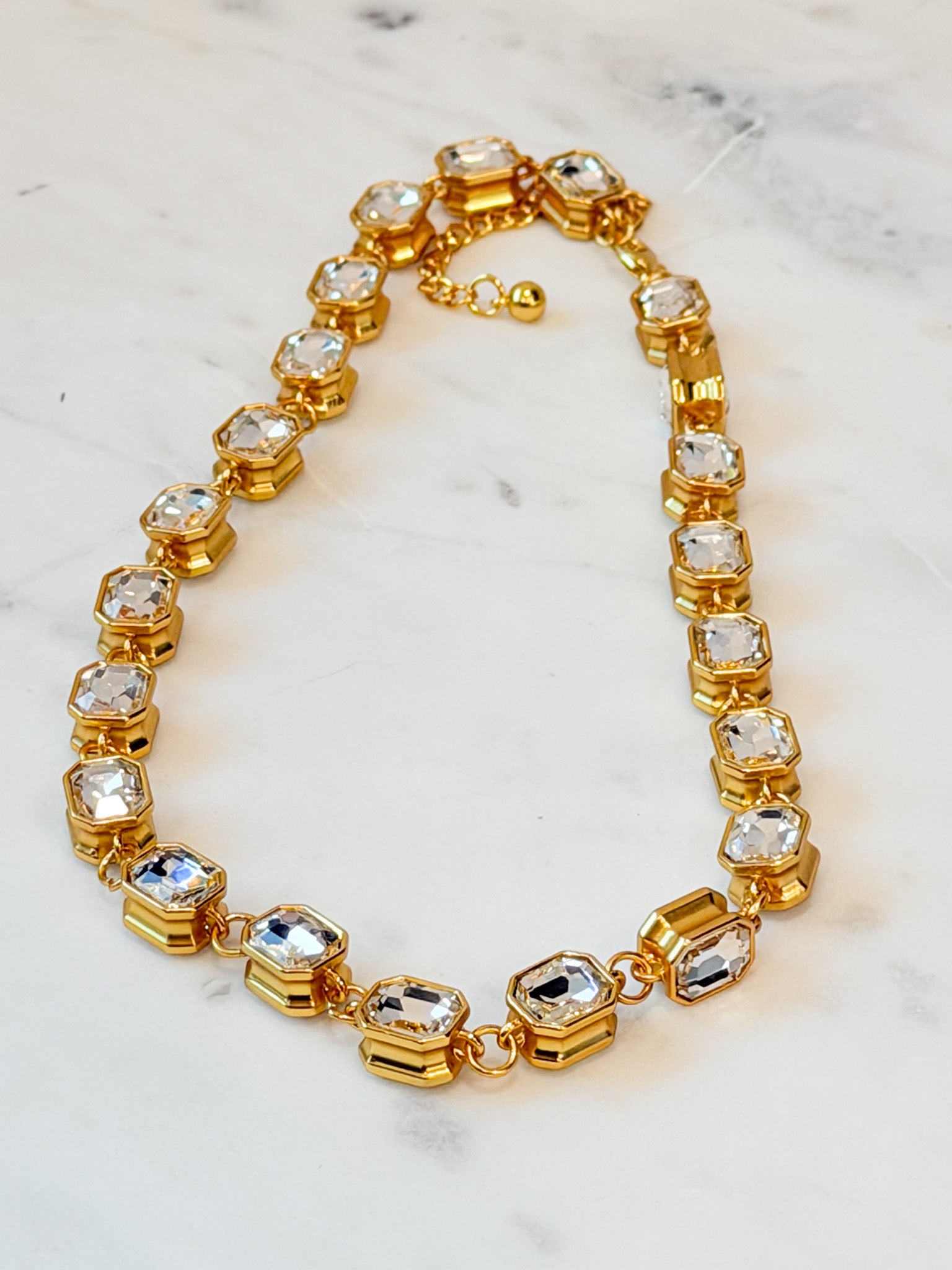 Crystal Cascade Necklace