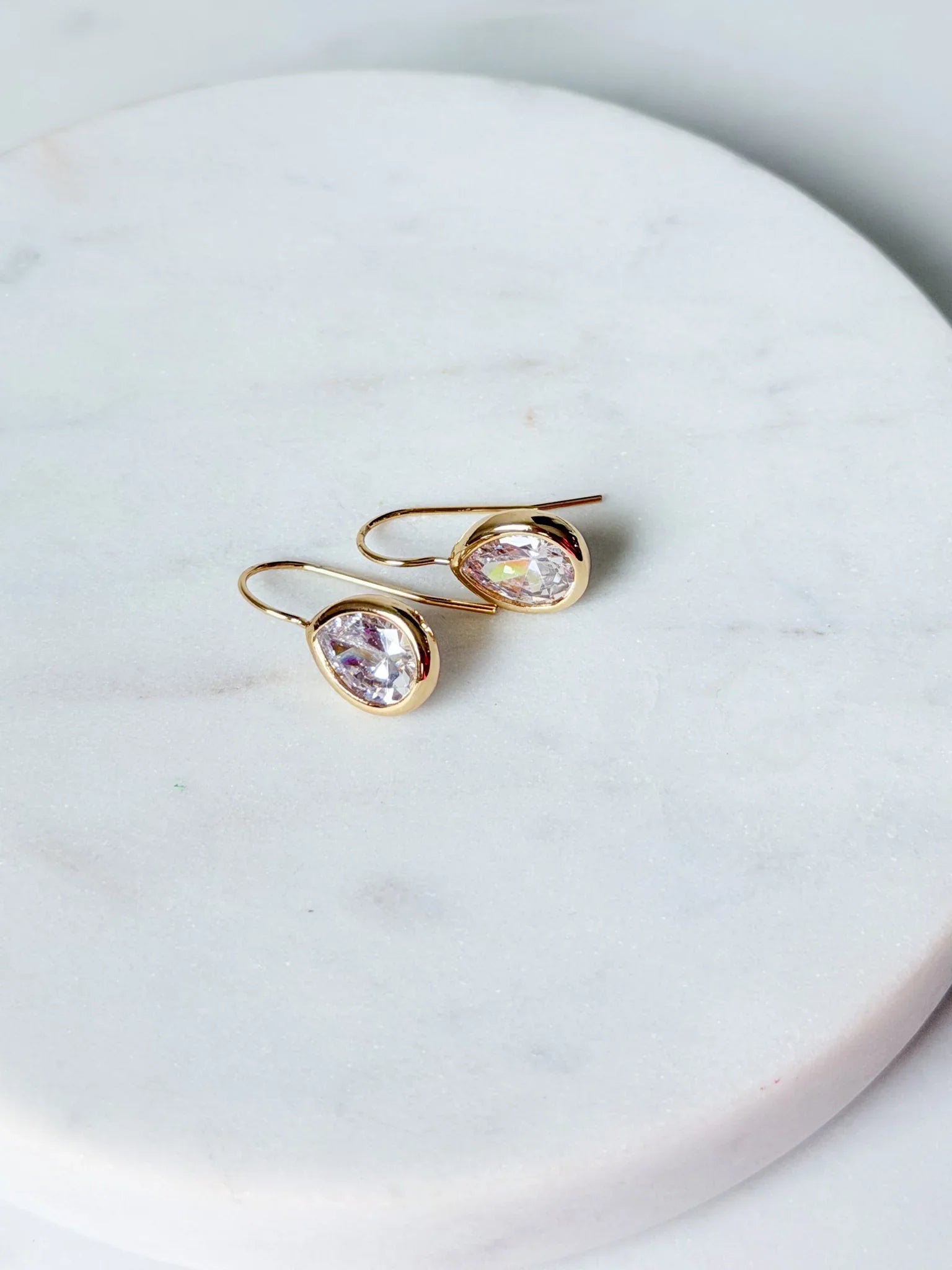 Champagne Toast Drop Earrings