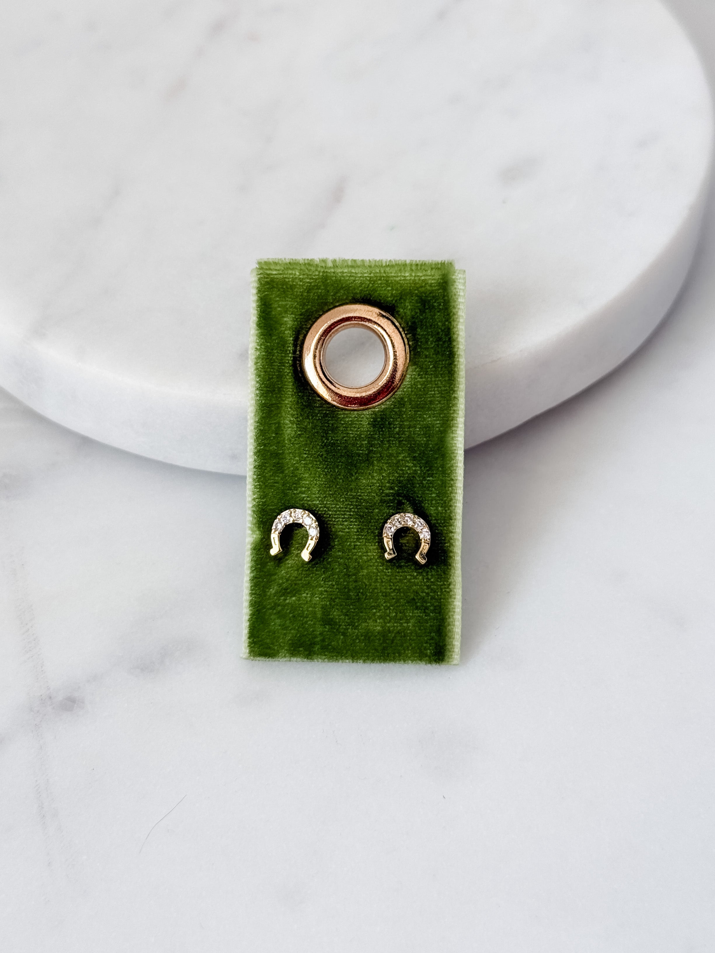 Lucky Horseshoe Studs