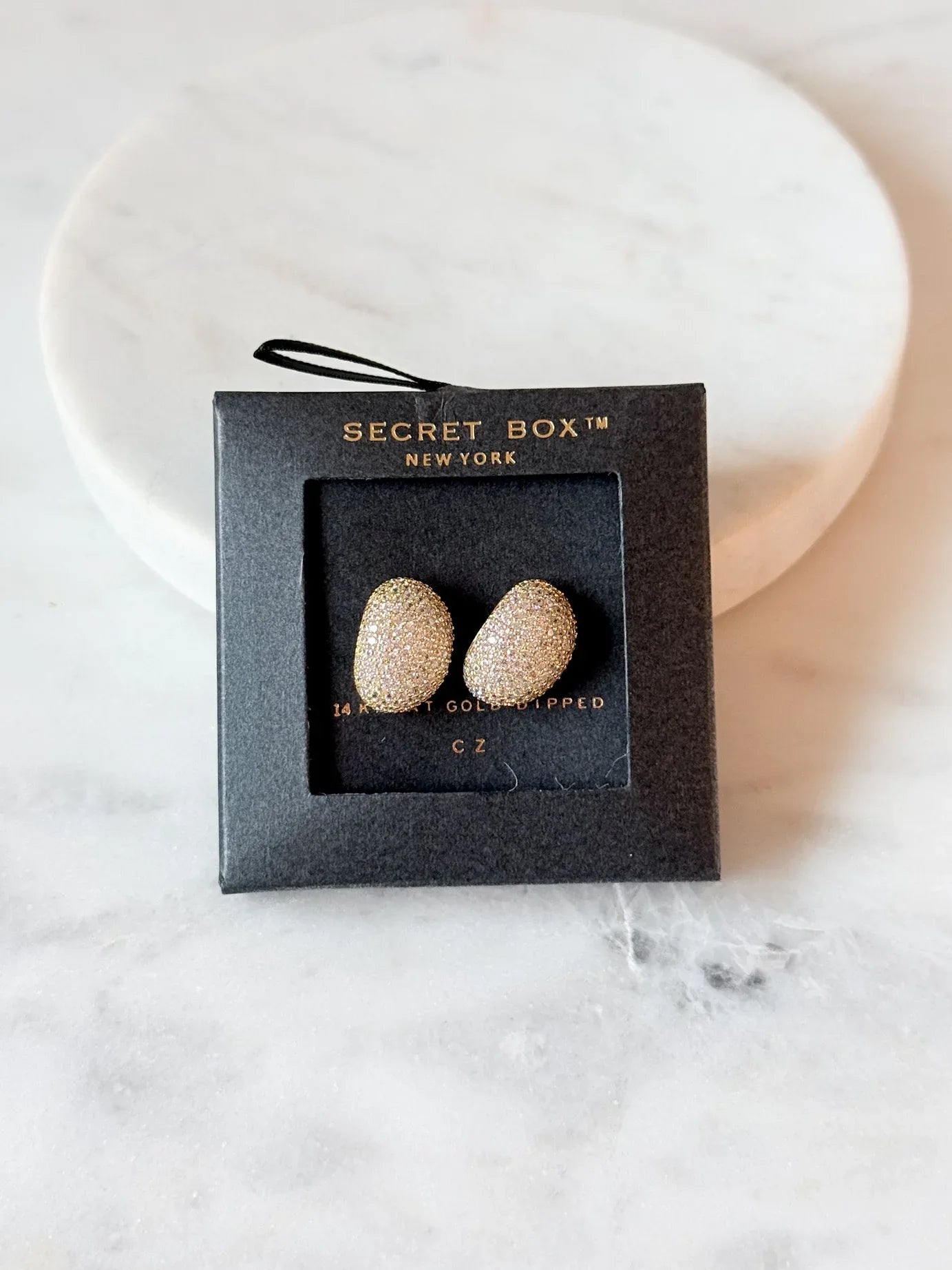 Golden Hour Oval Studs