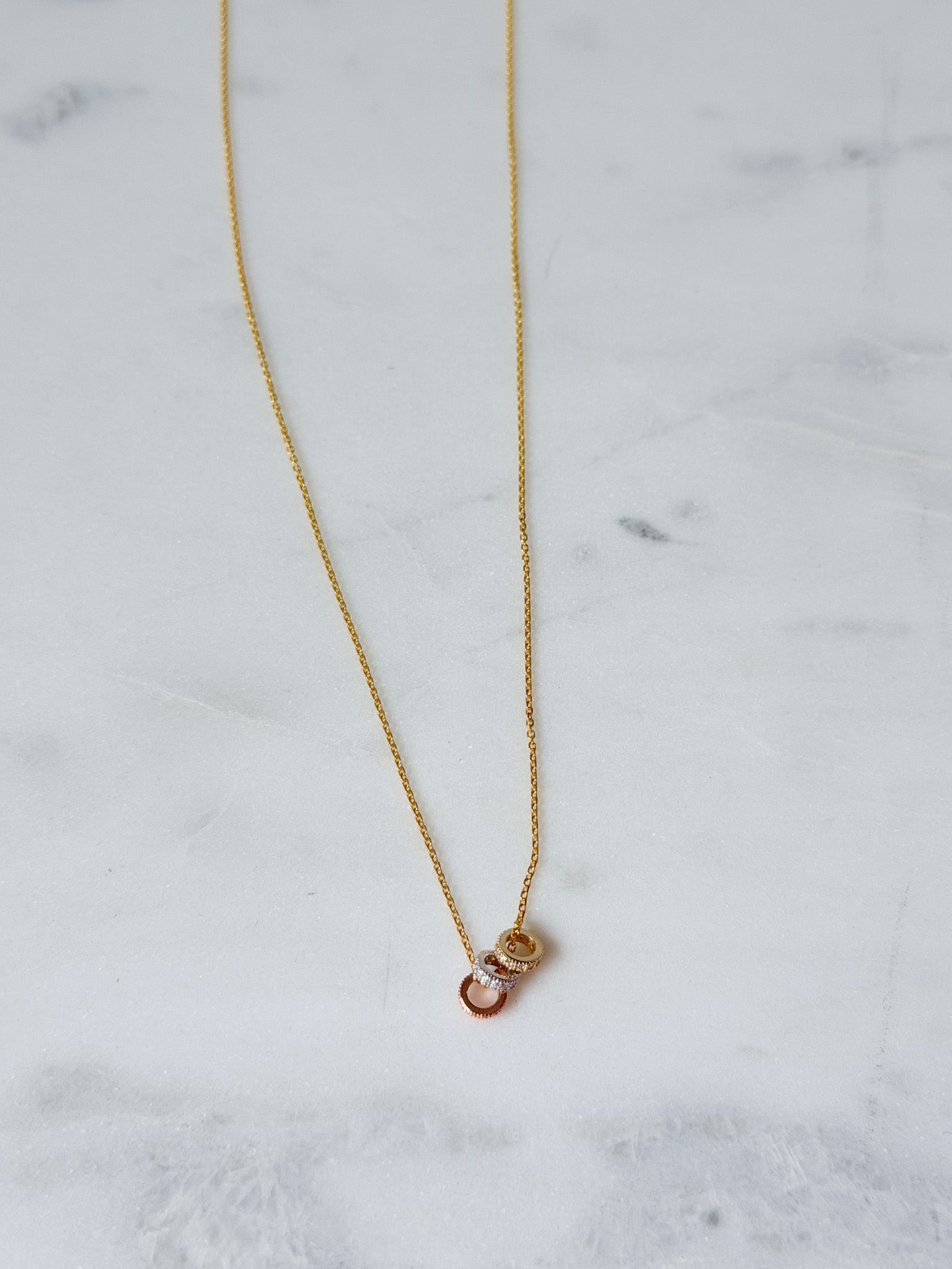 Trio Disc Necklace