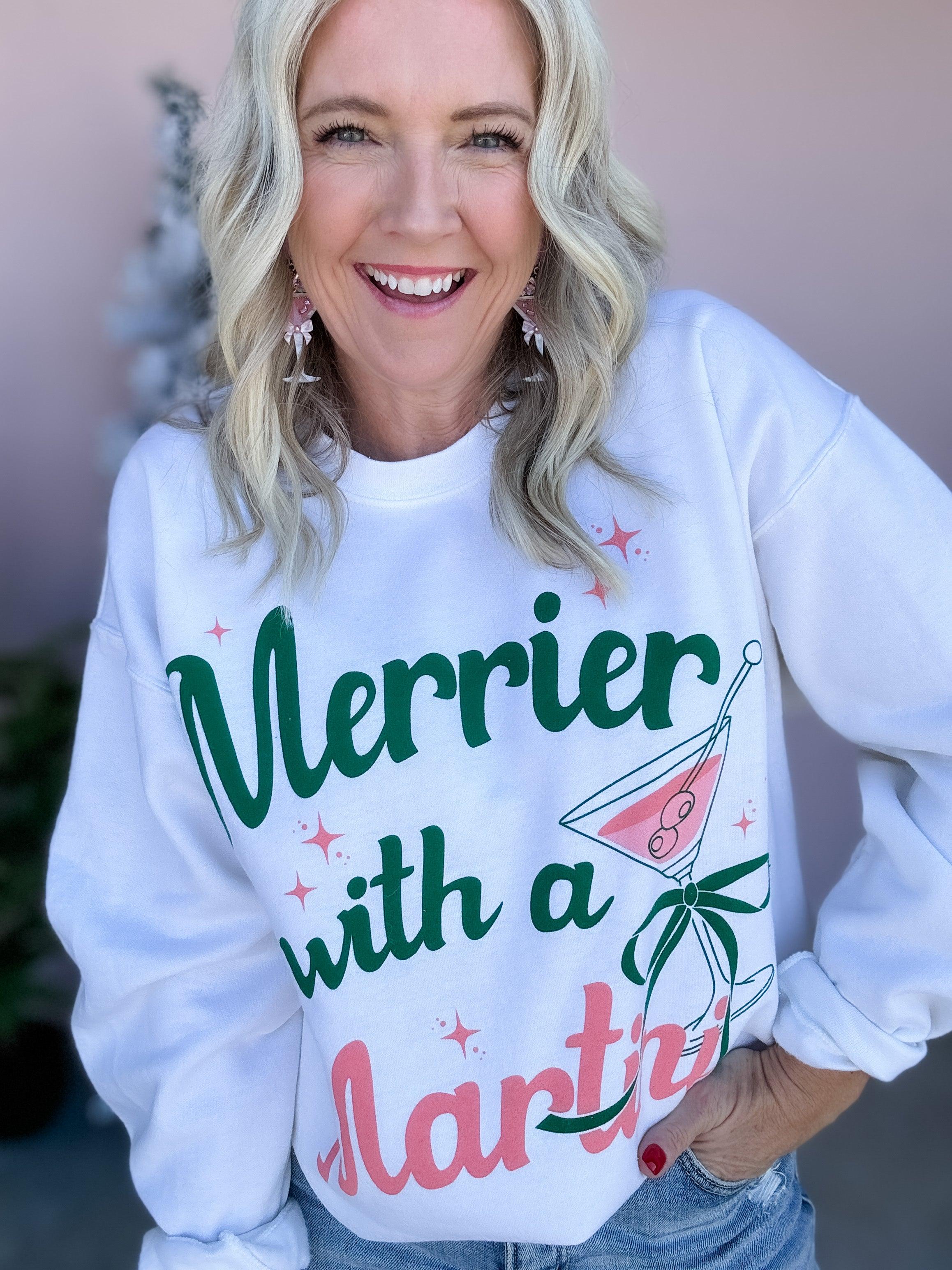 Merry Martini Sweatshirt