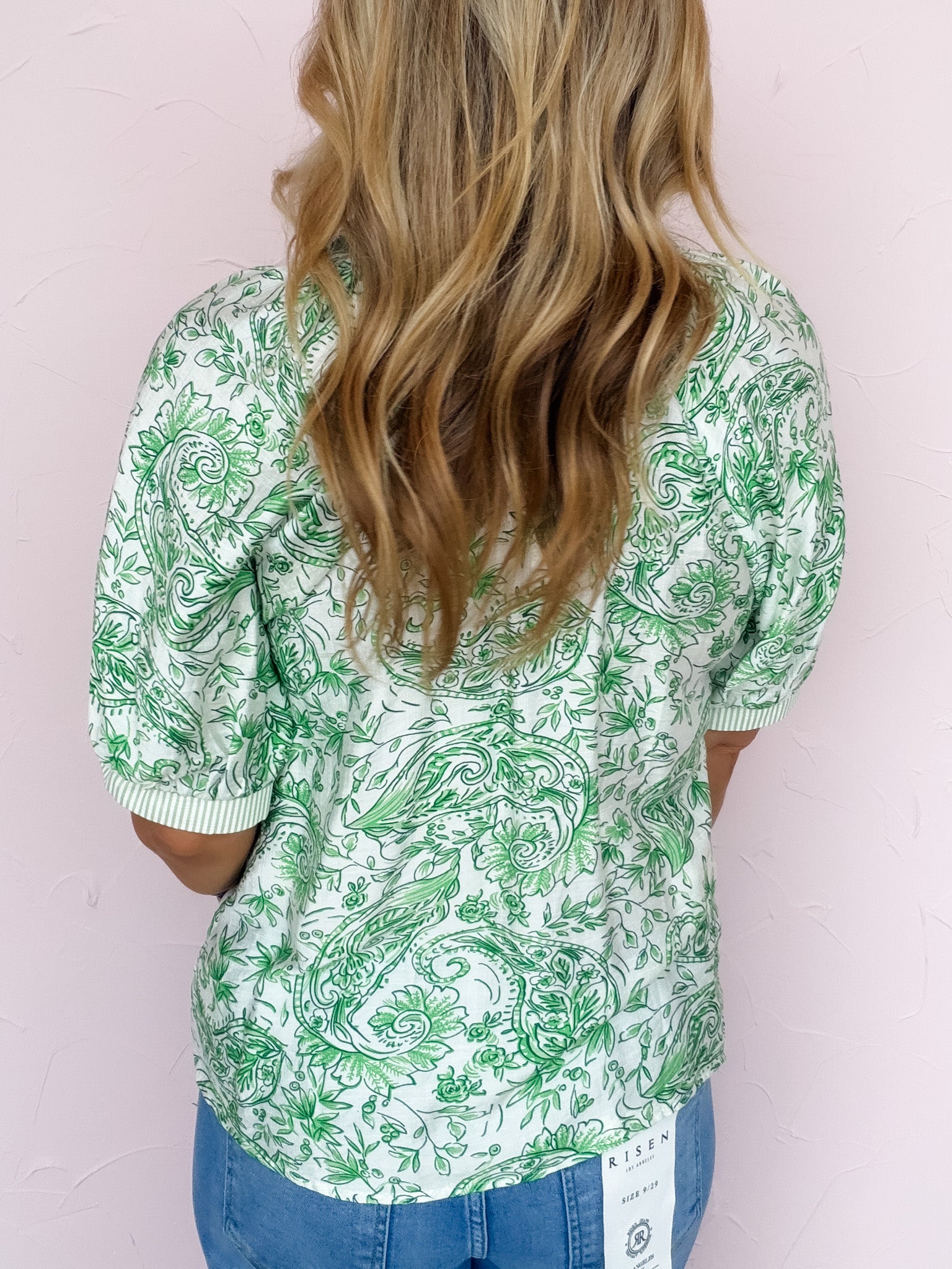 Porcelain Bloom Button Down