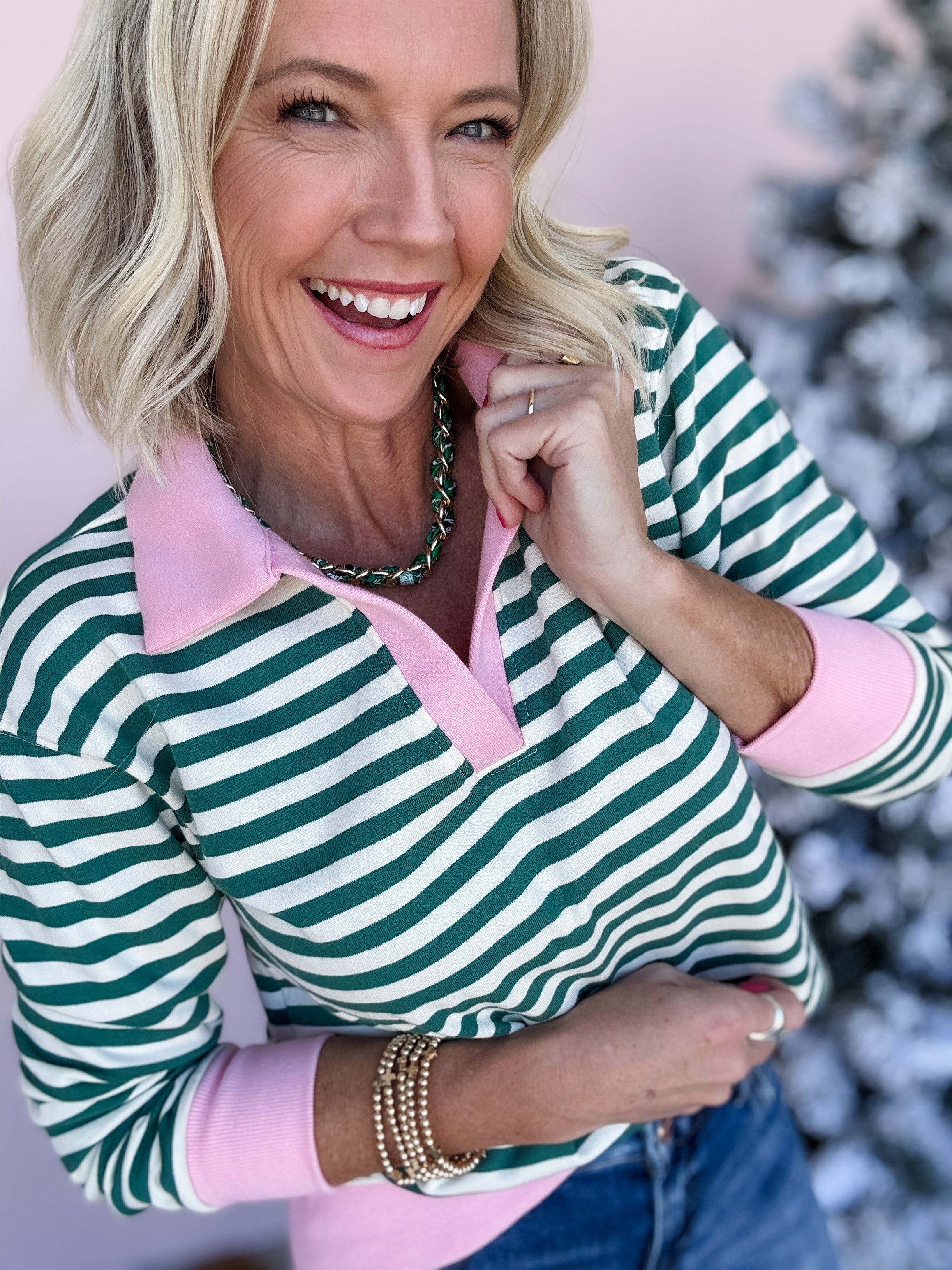 Sugar Mint Rugby Top