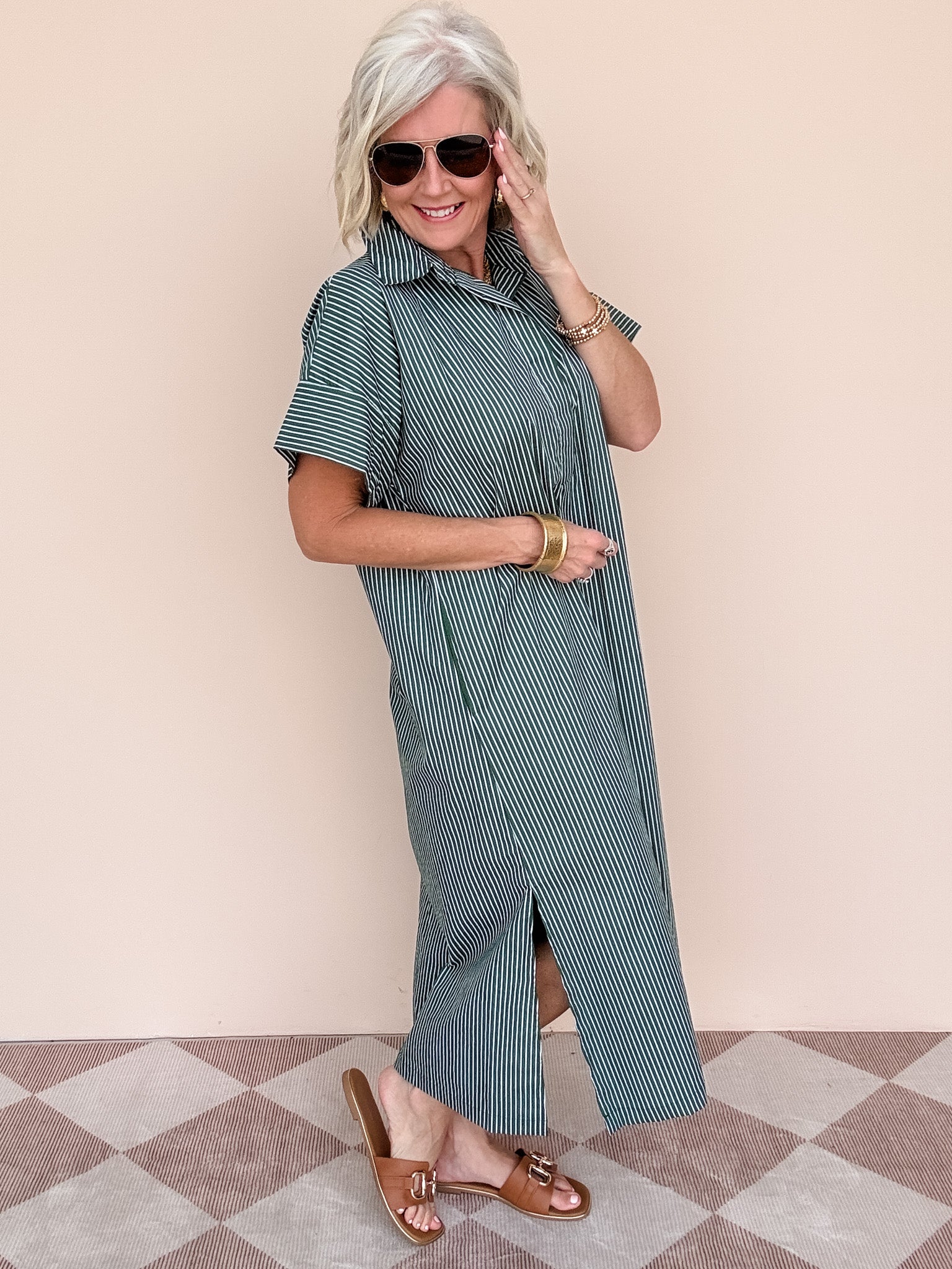 Winslow Dress | Hunter Green