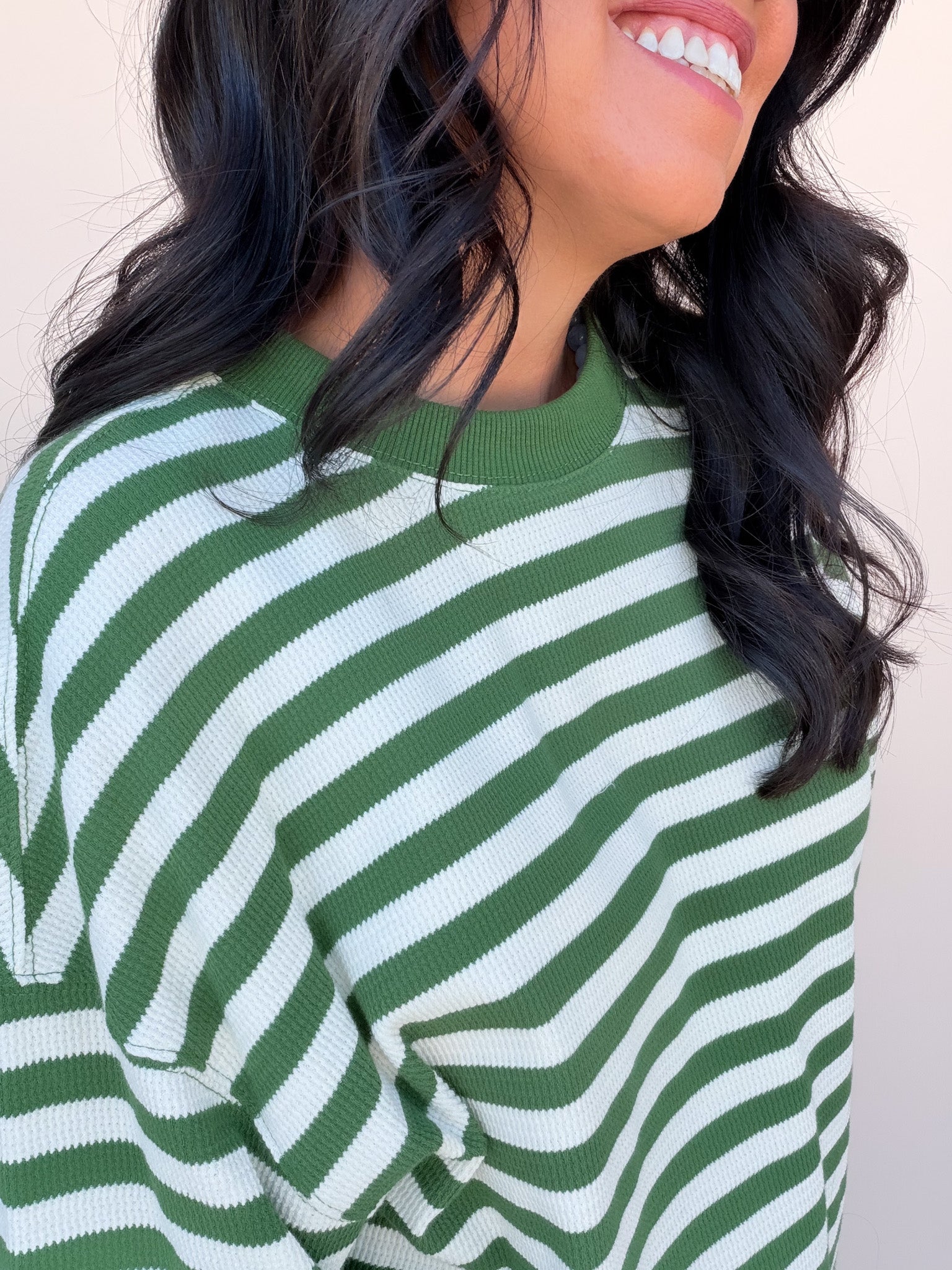 Rally Stripe Tee | Olive