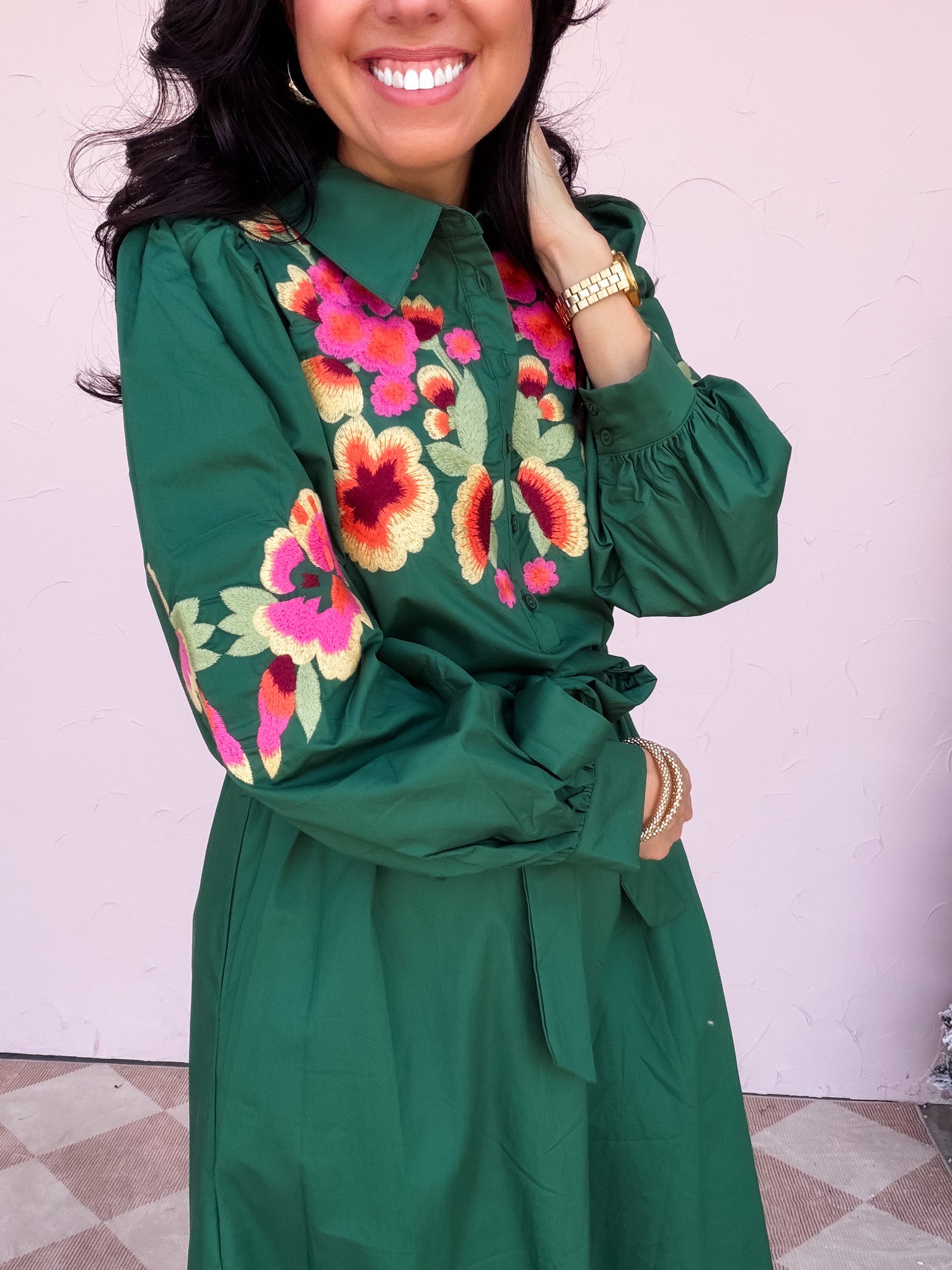 Stitched in Color Dress