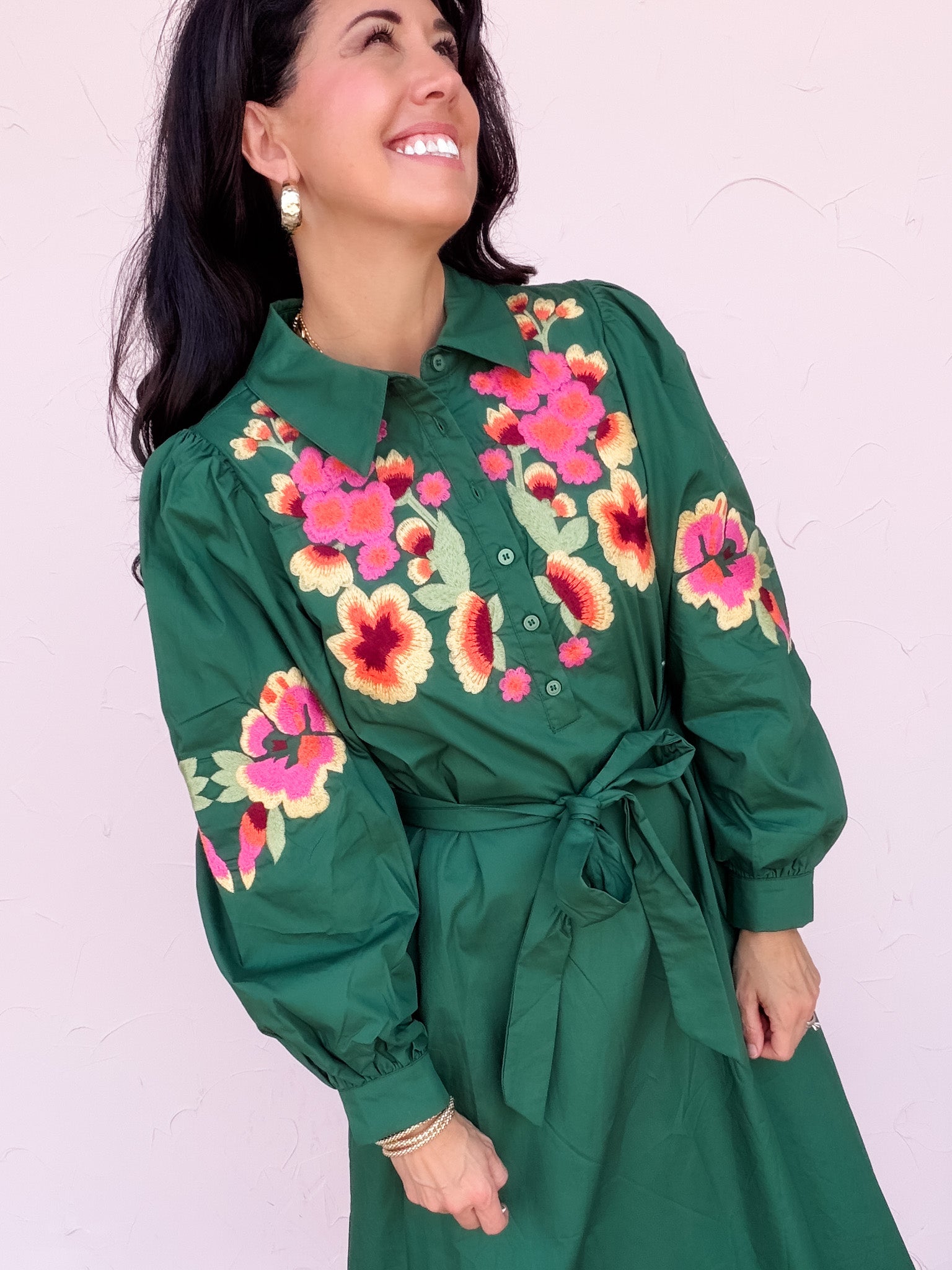 Stitched in Color Dress