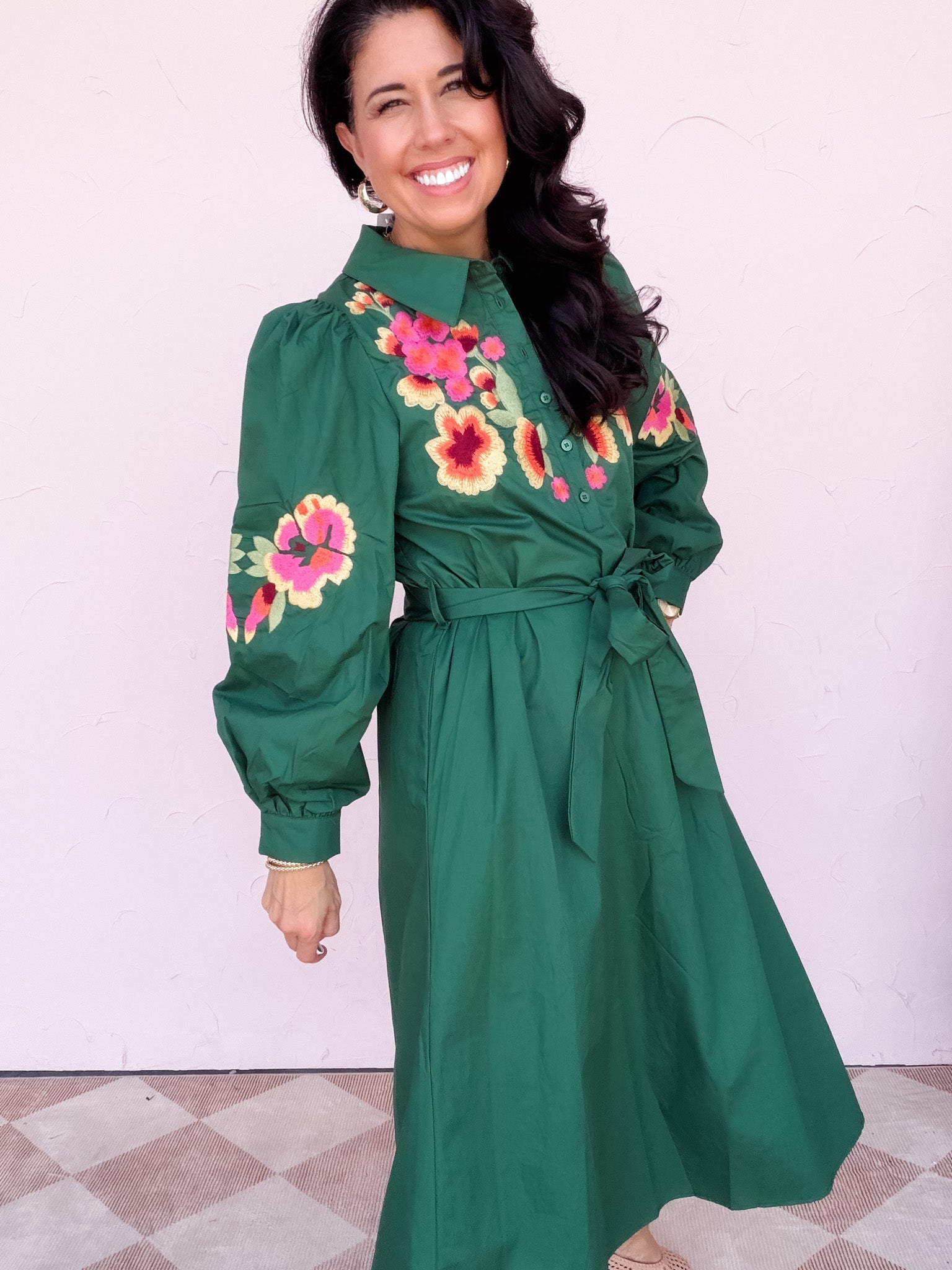Stitched in Color Dress