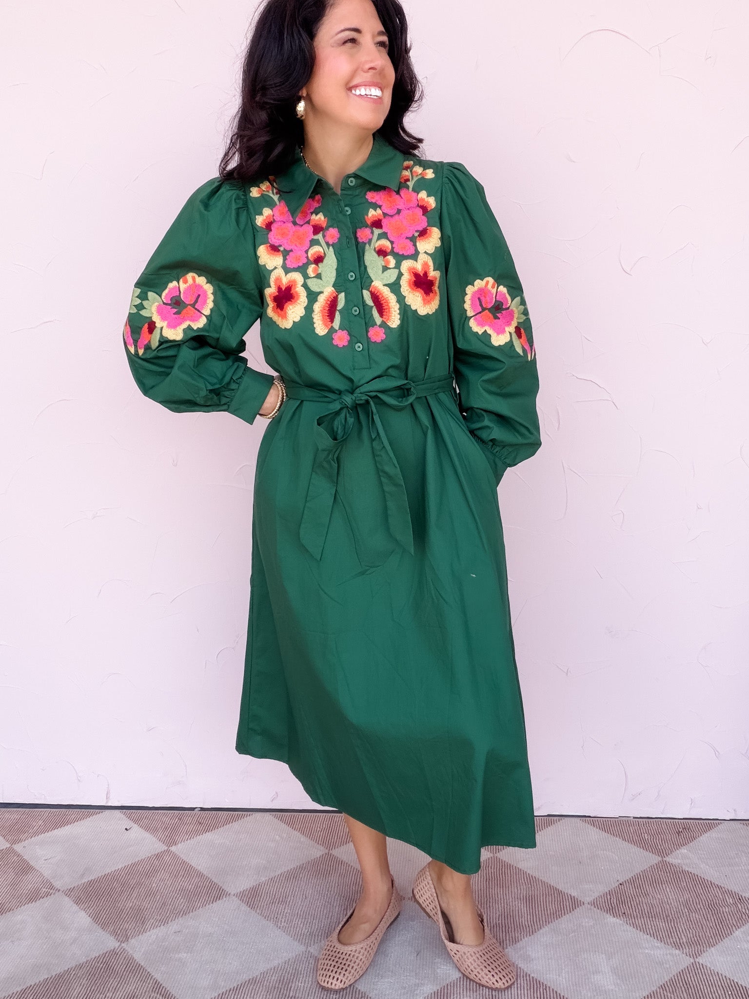 Stitched in Color Dress