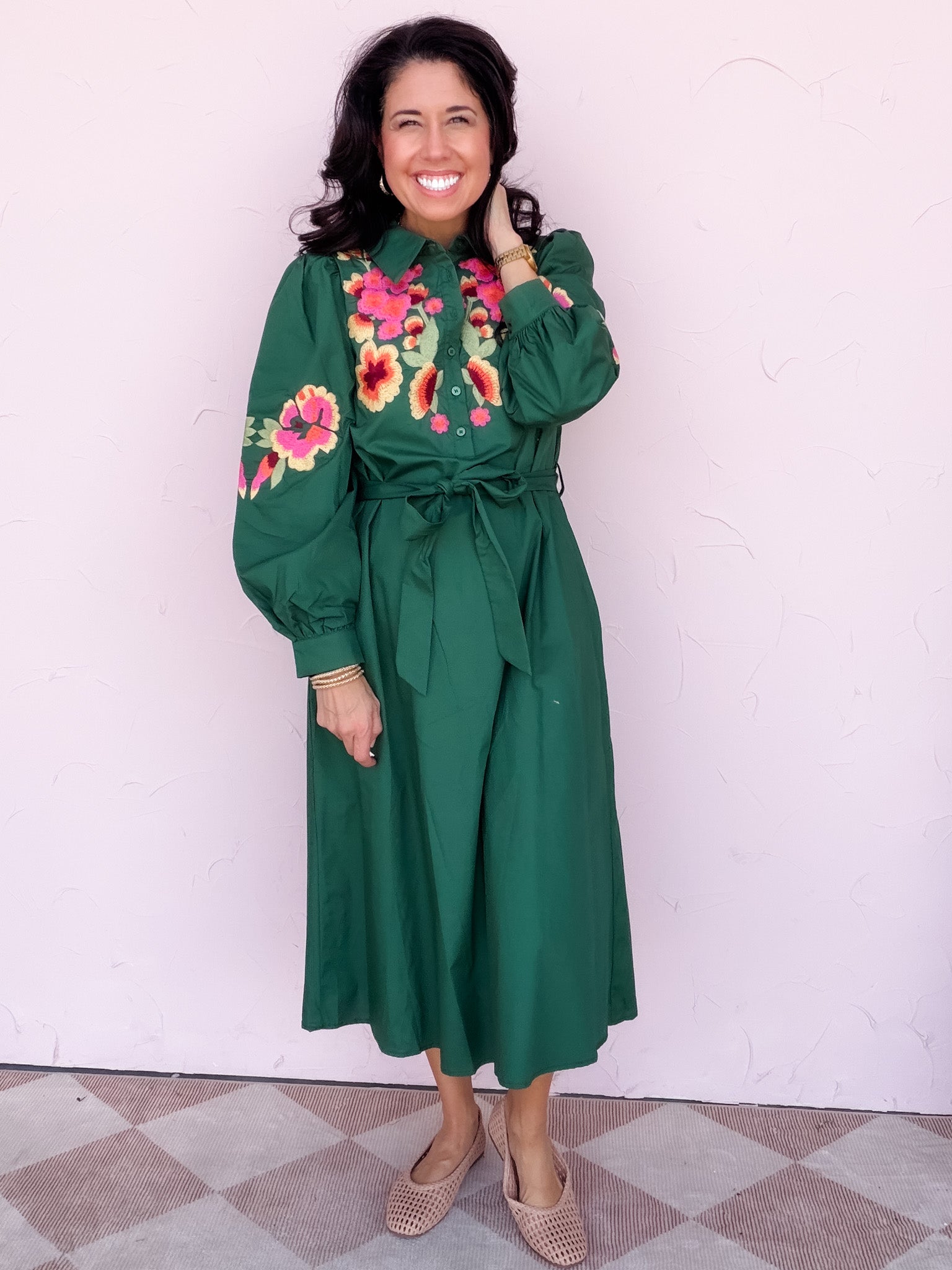 Stitched in Color Dress