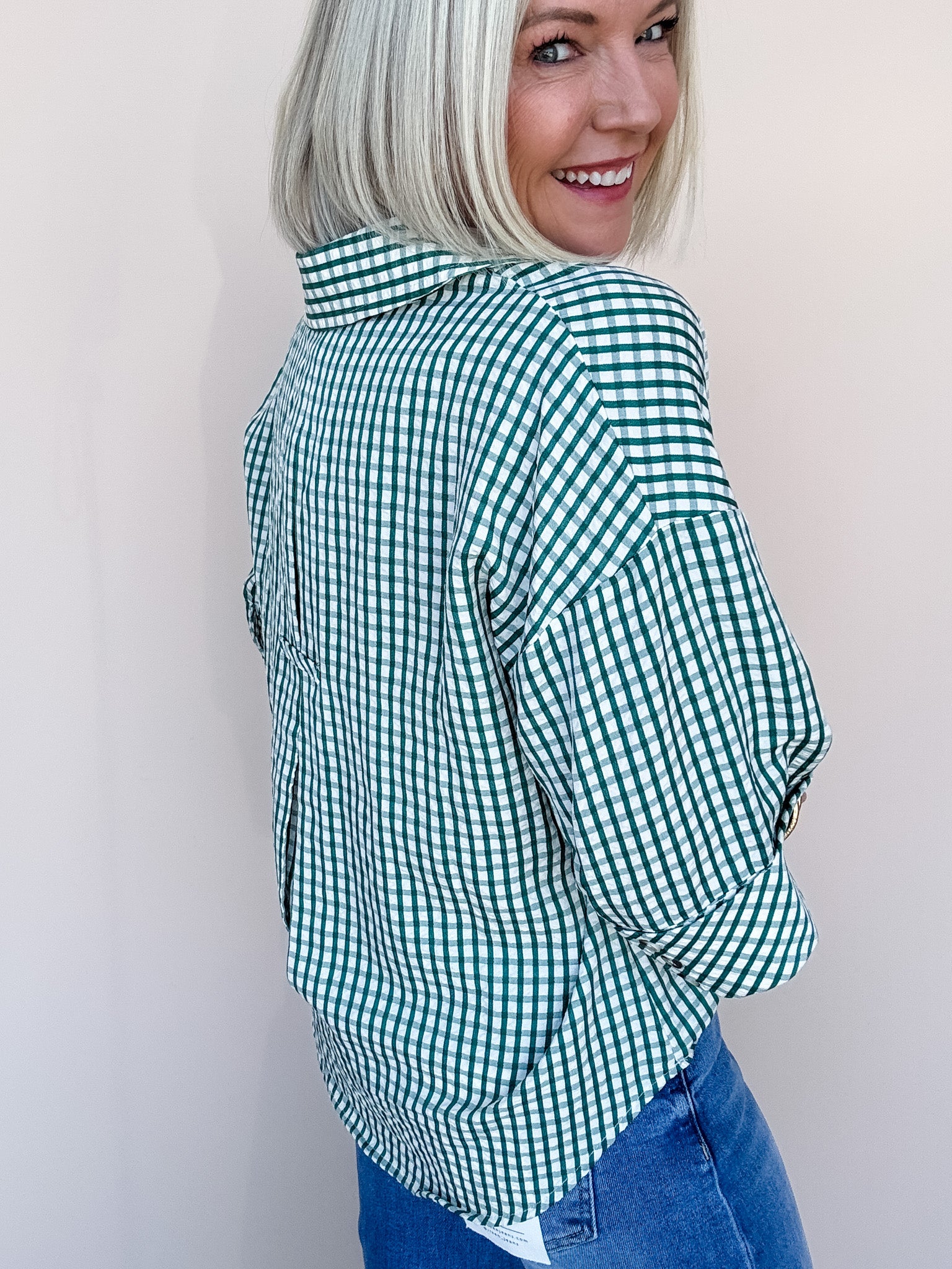Fernhill Gingham Top