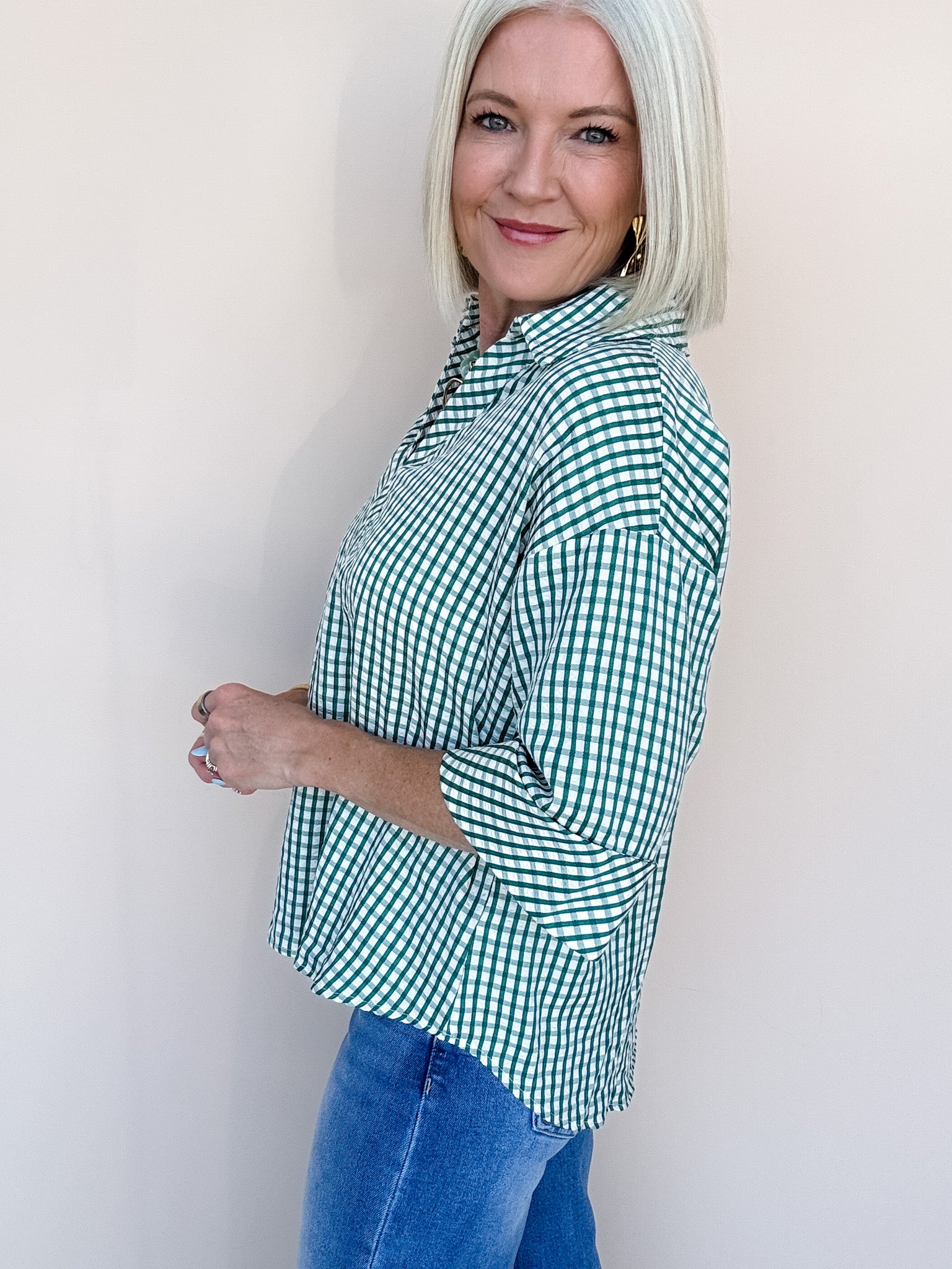 Fernhill Gingham Top