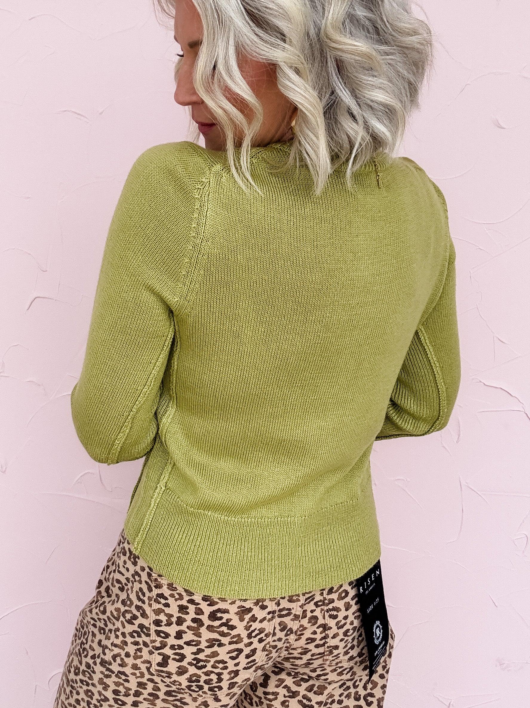 Always Chartreuse Cardigan