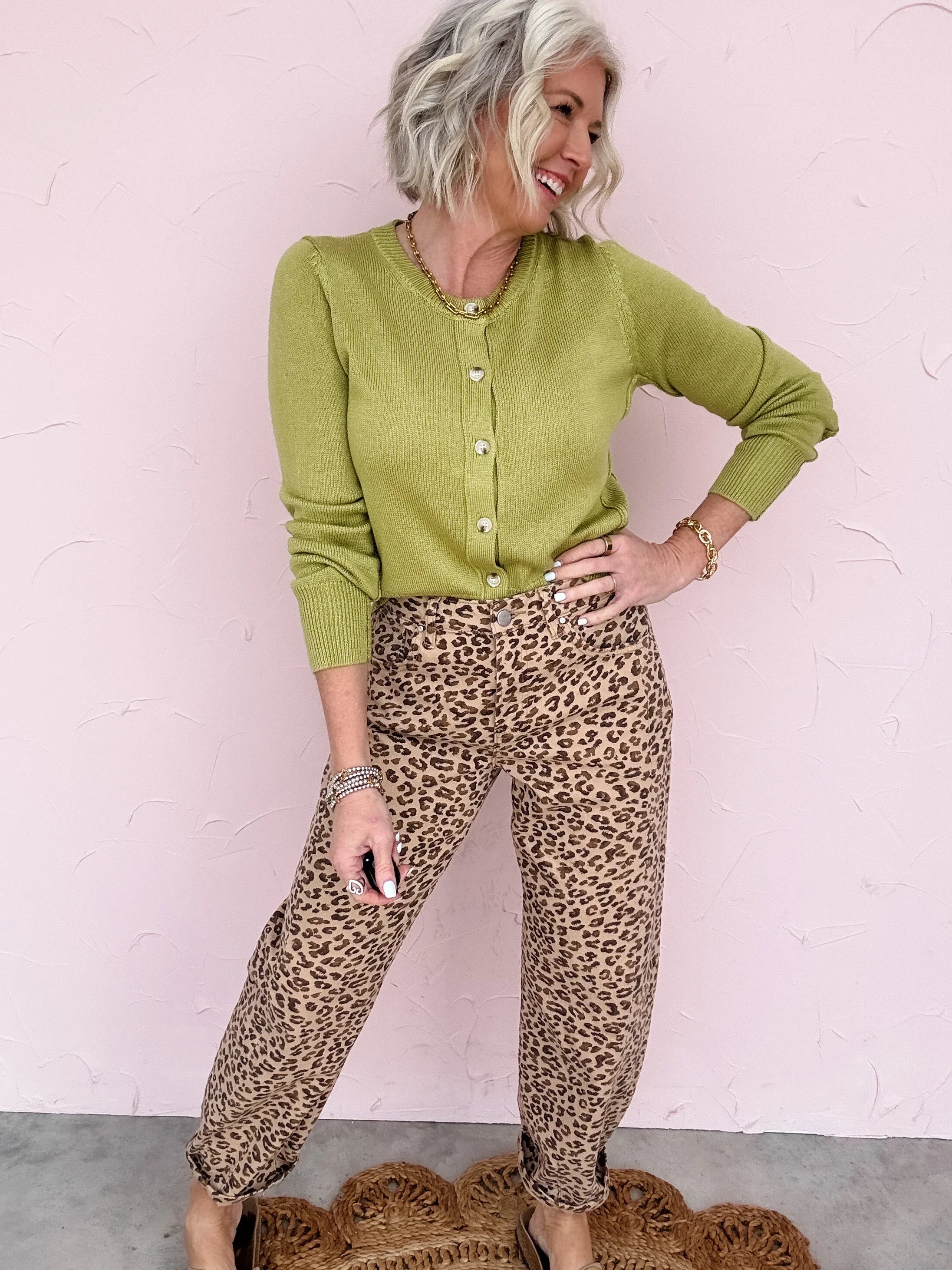 Always Chartreuse Cardigan