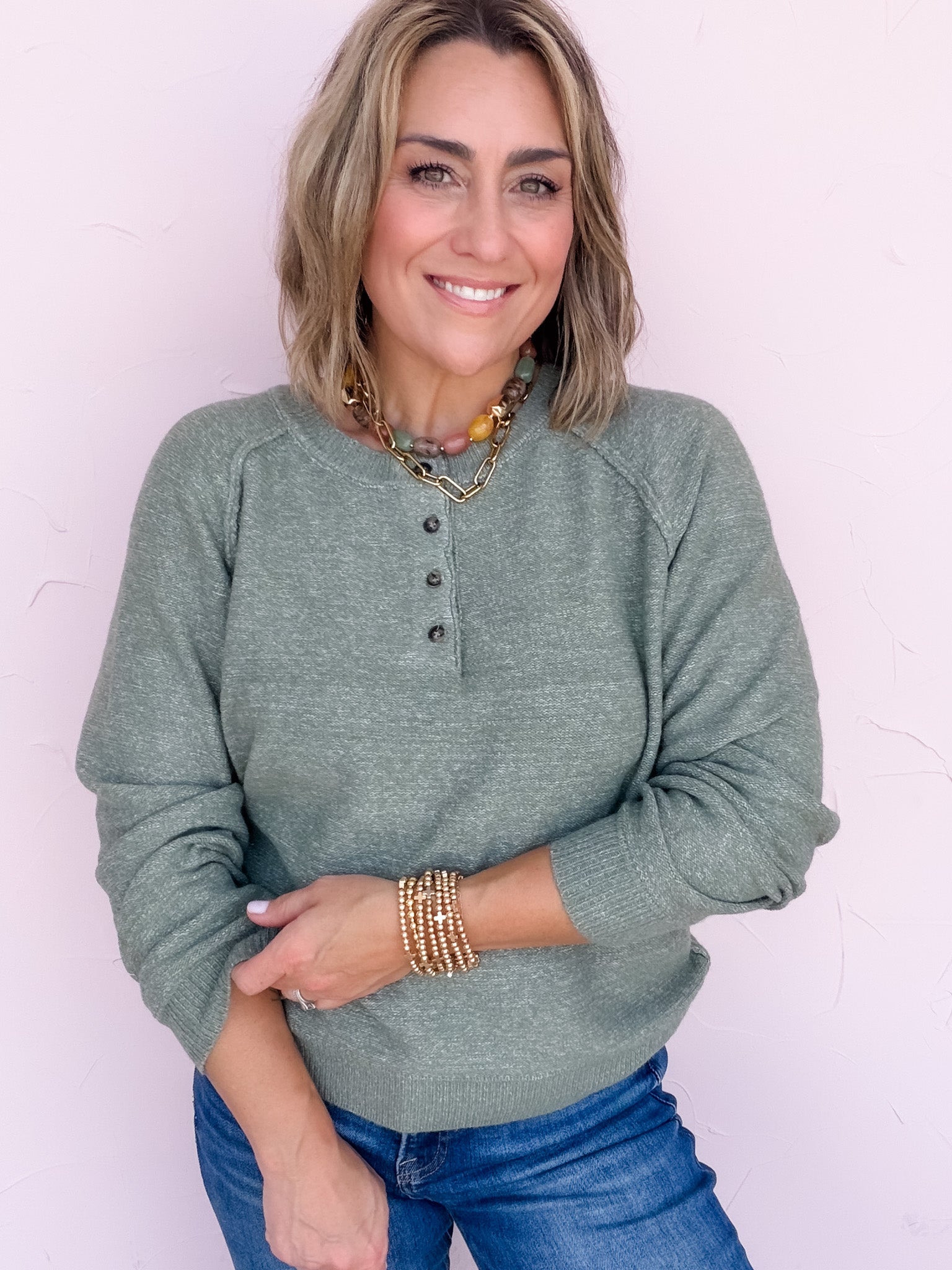 Sage State Henley