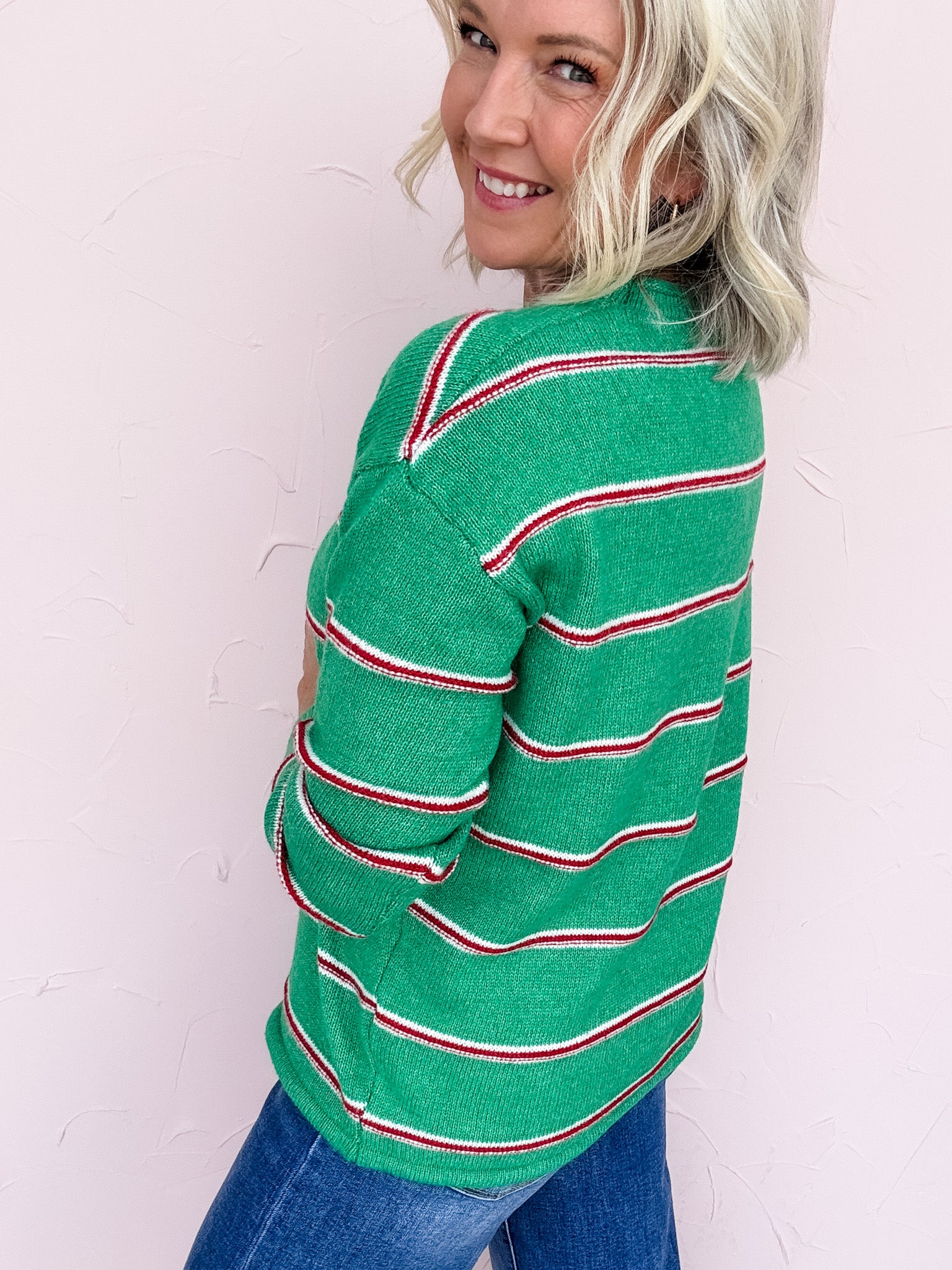 Wrapped in Stripes Sweater