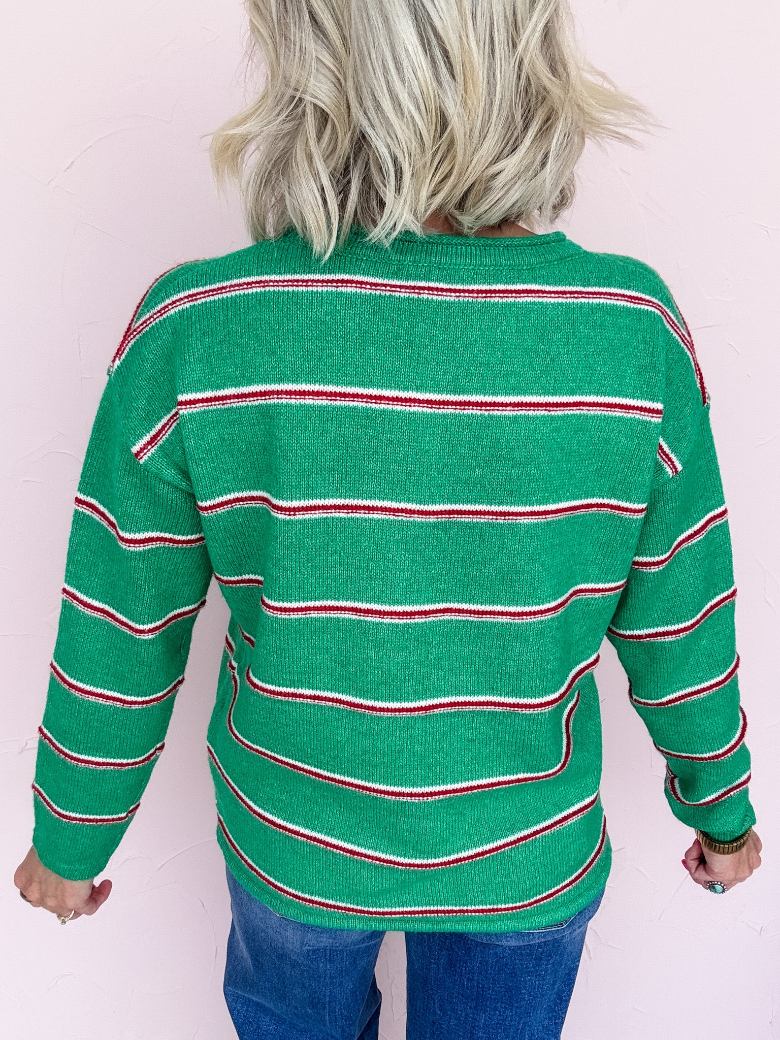 Wrapped in Stripes Sweater