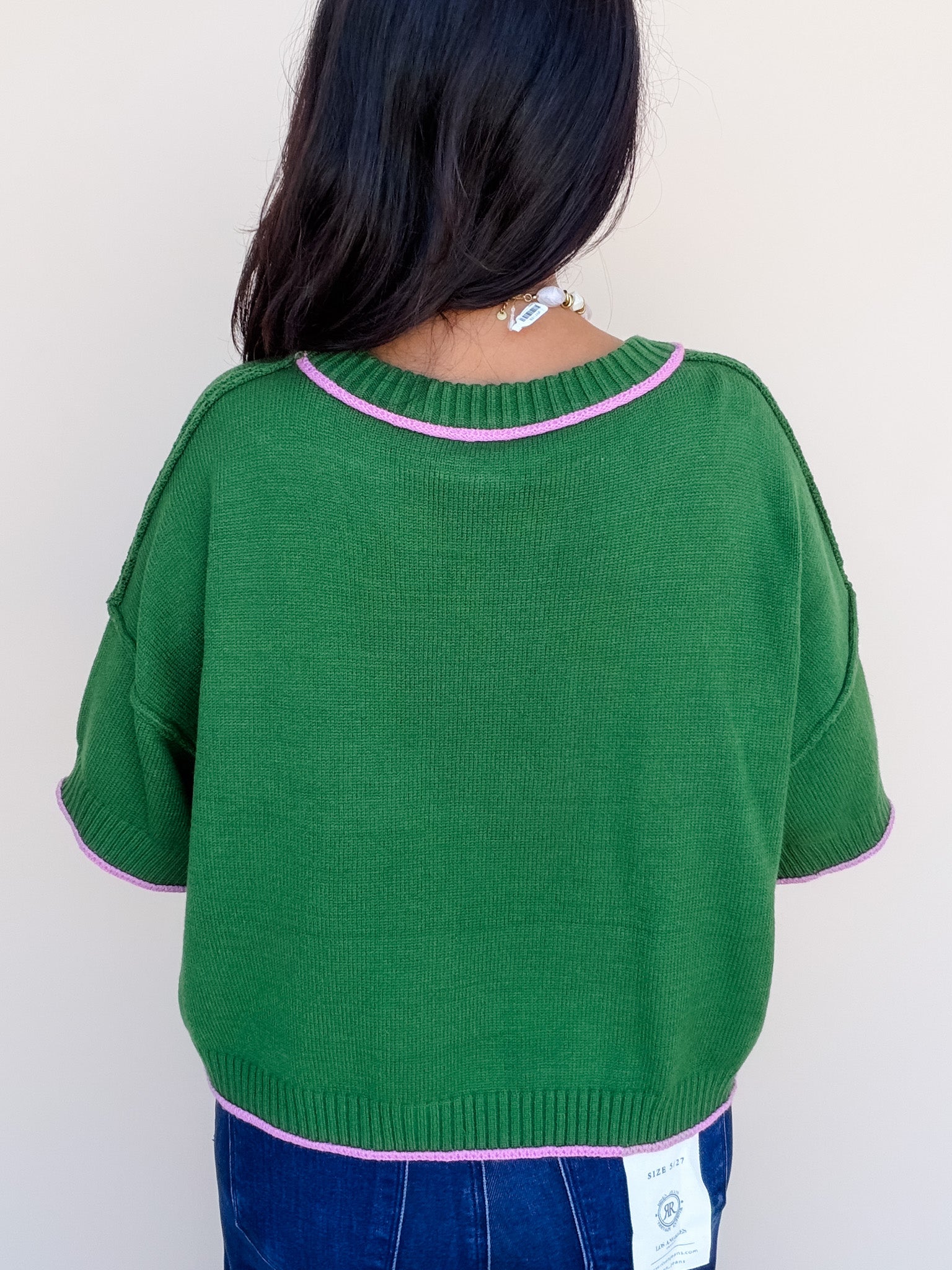 Blanco Morning Knit Top | Pine