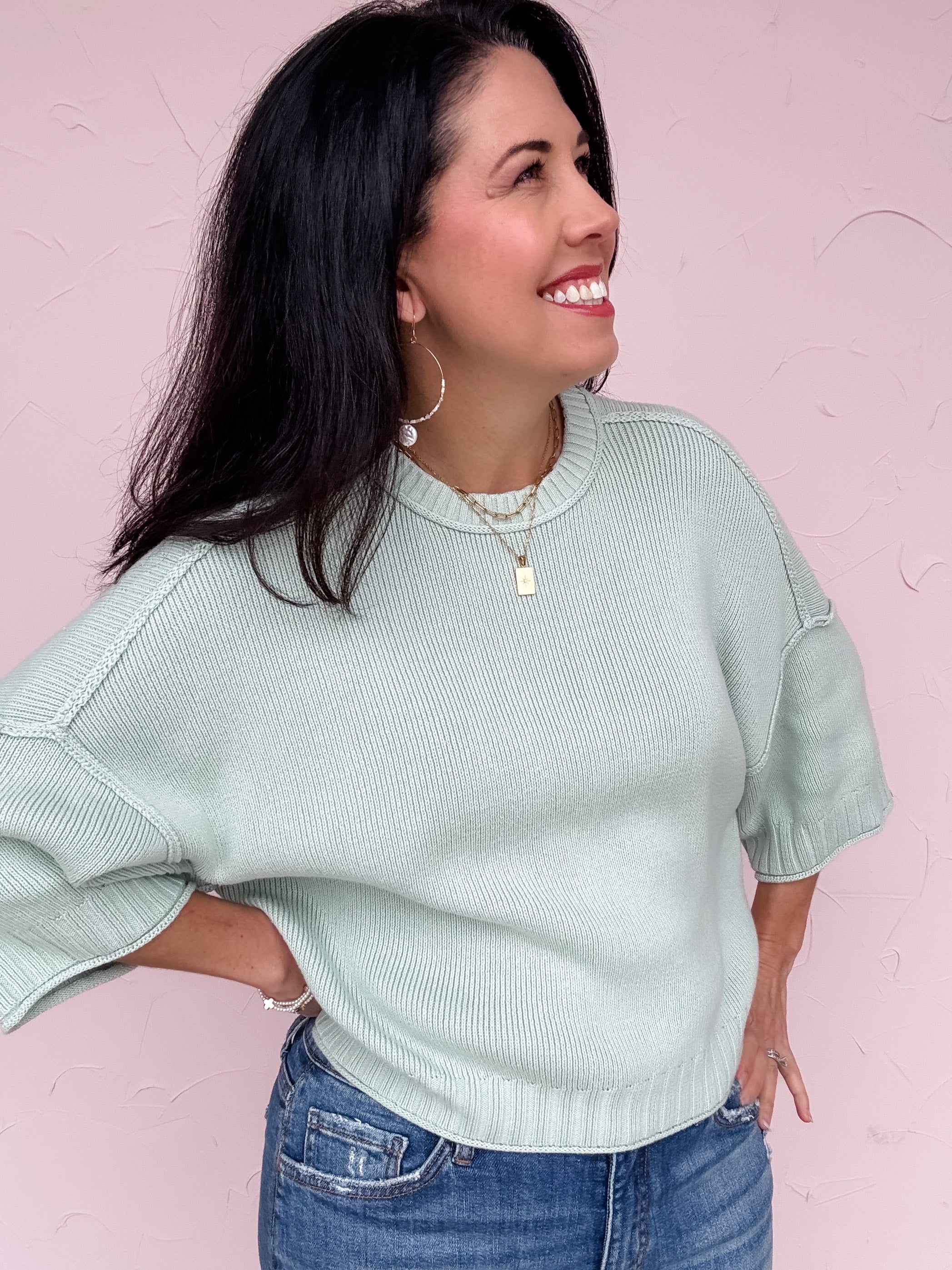 Full Moon Sweater Top