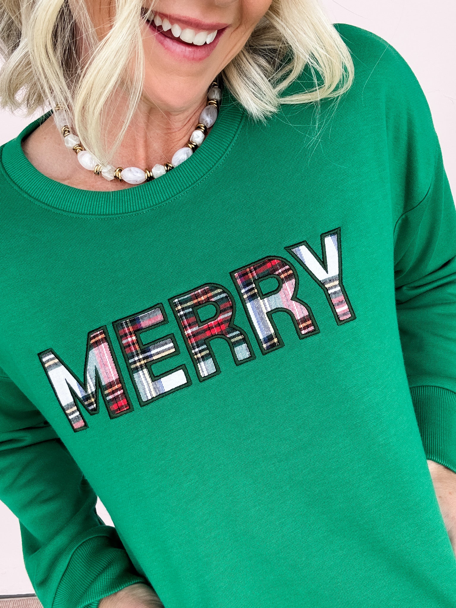 Merry Plaid Pullover
