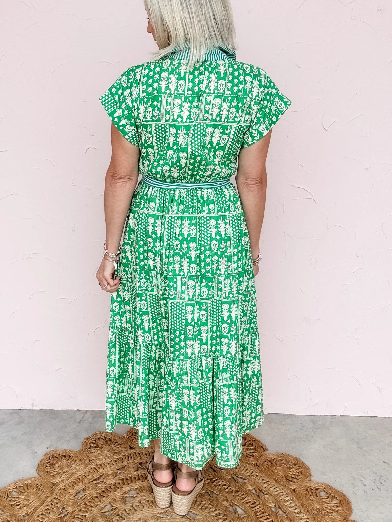 Green Scene Dress