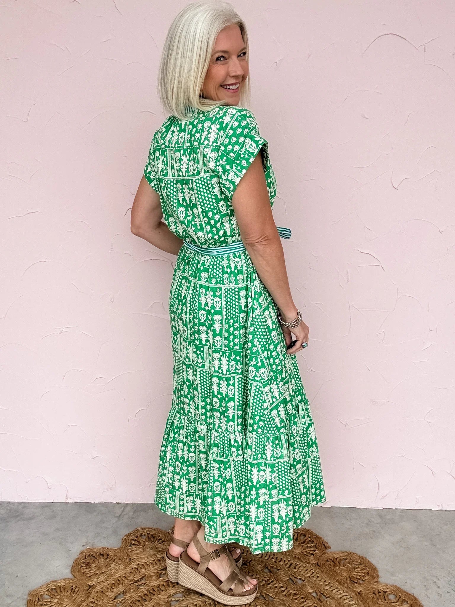 Green Scene Dress