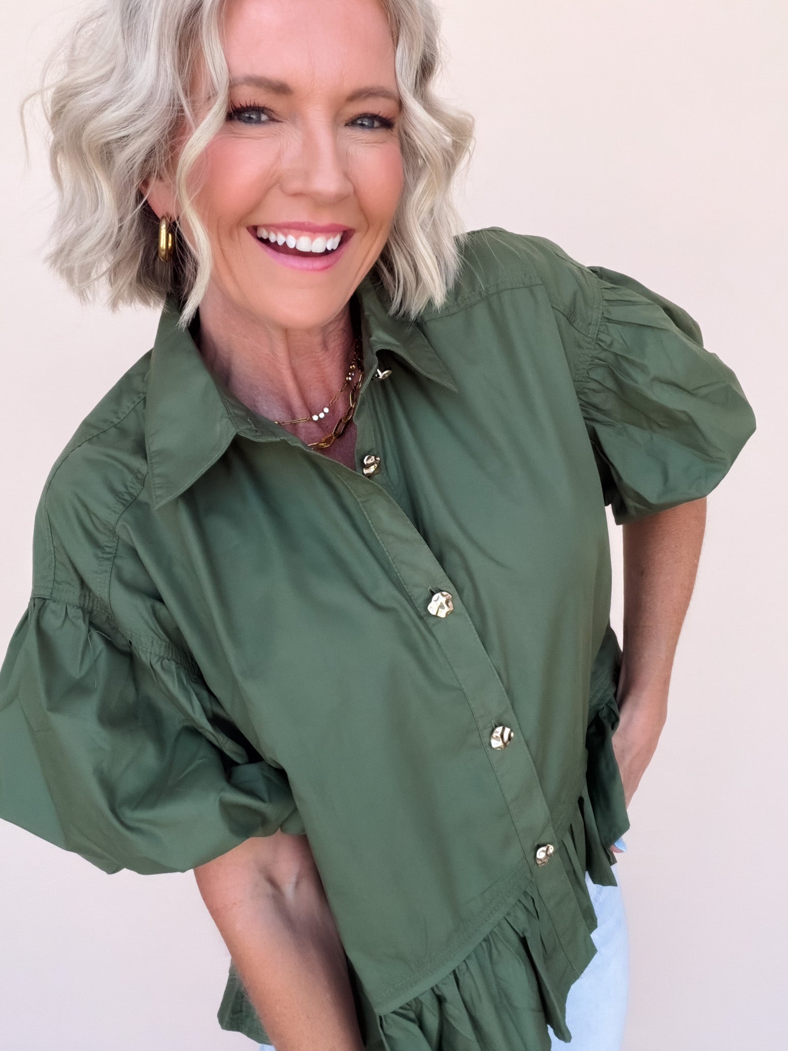 Chasing Daylight Top | Olive