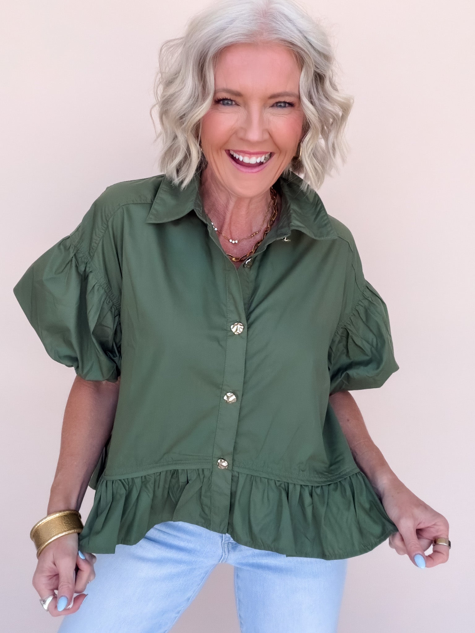 Chasing Daylight Top | Olive