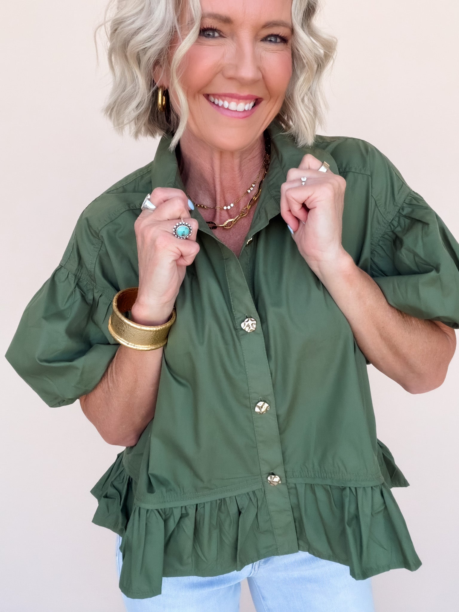 Chasing Daylight Top | Olive