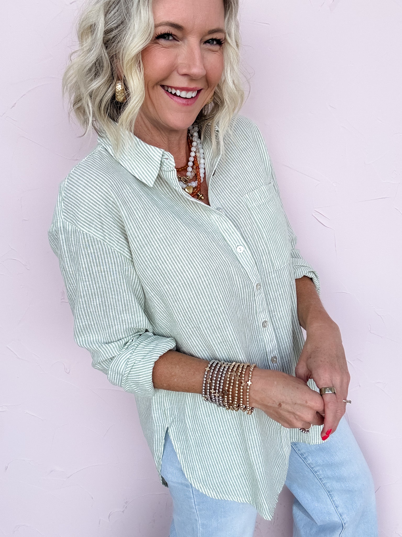 Sunday Sage Button Down