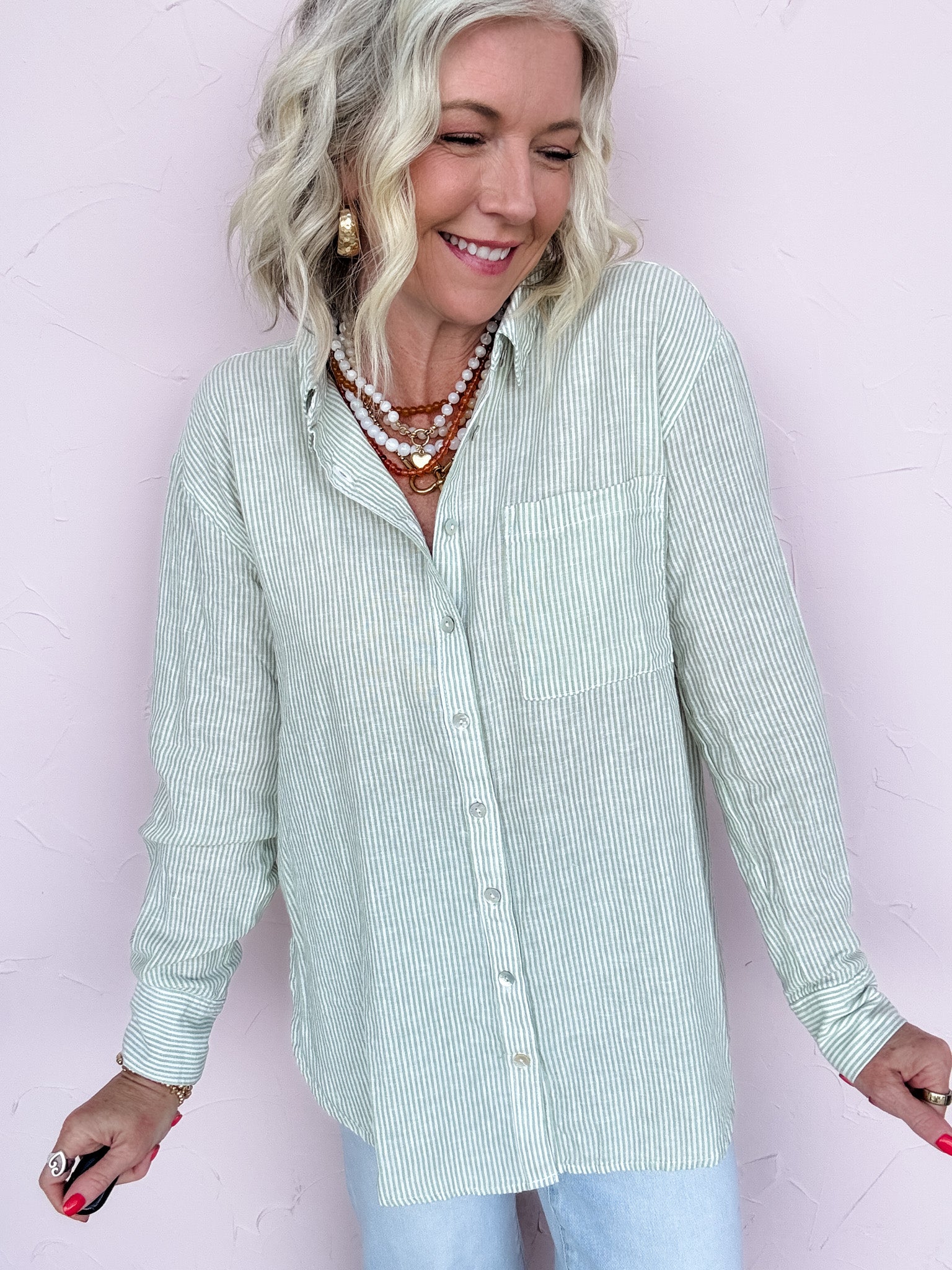 Sunday Sage Button Down