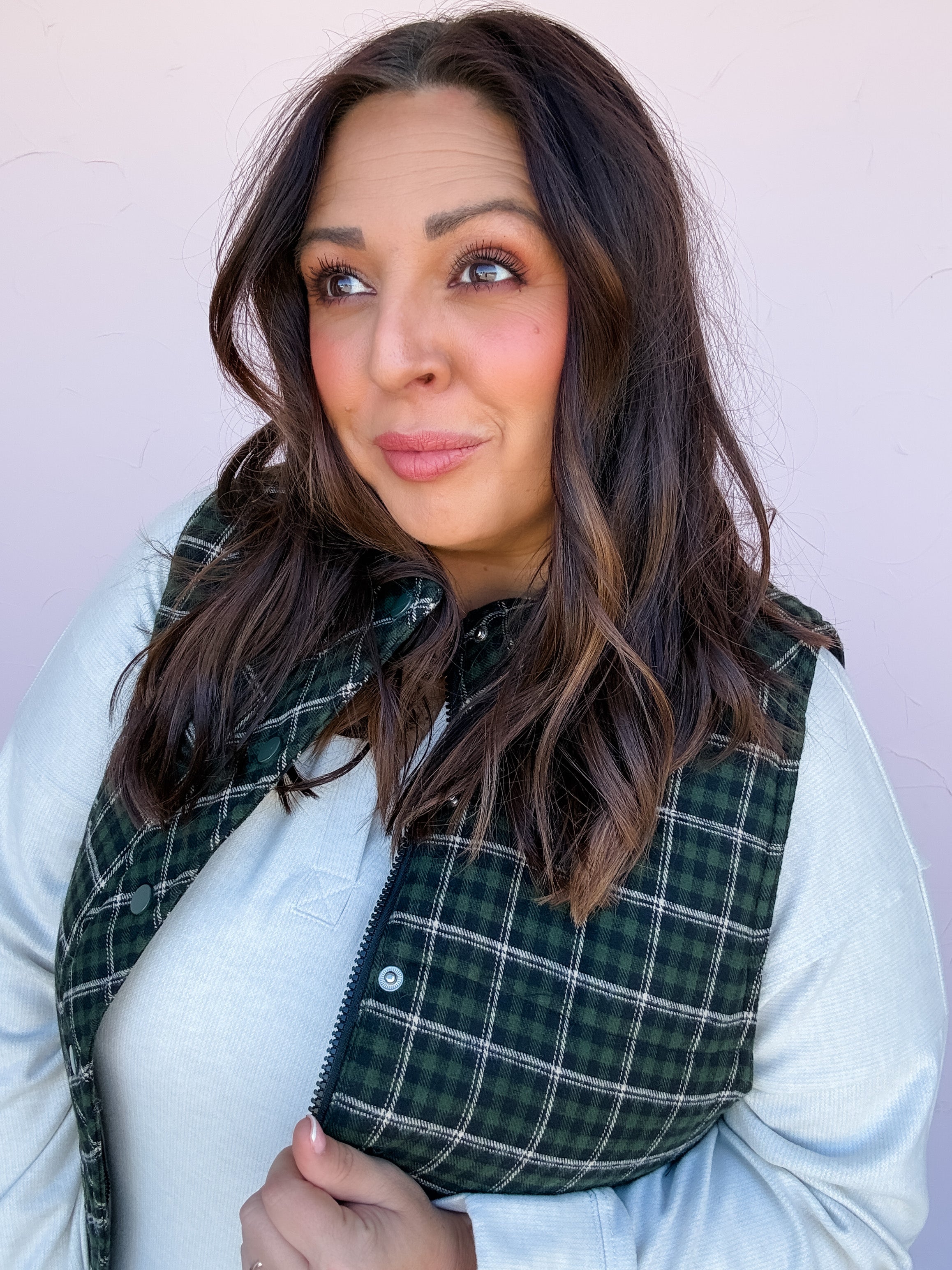 Wander Well Plaid Vest