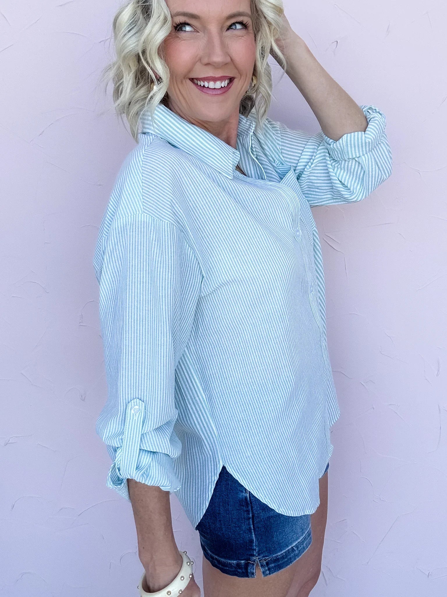 Mint Lane Button Down