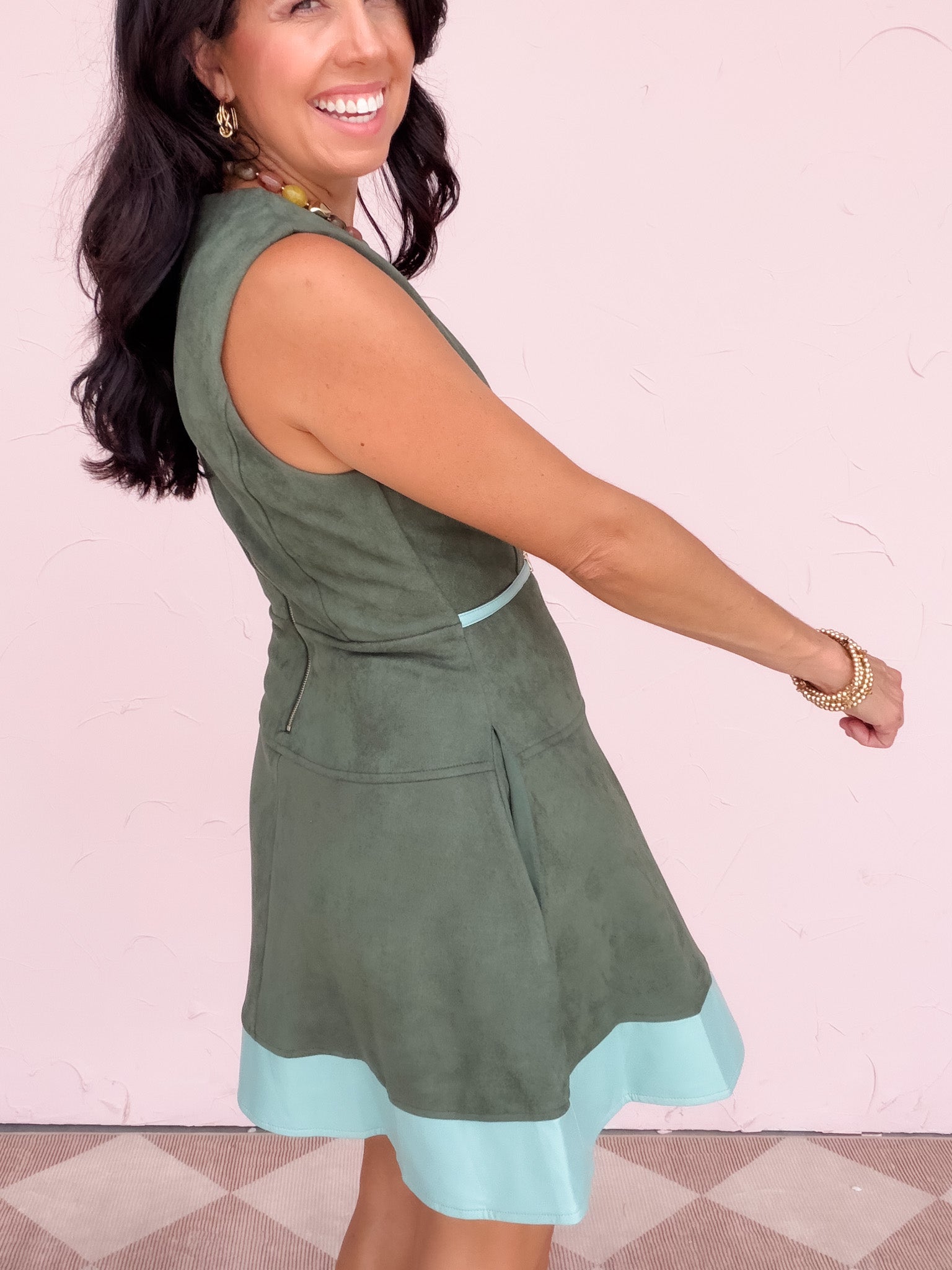 Evergreen Riviera Dress