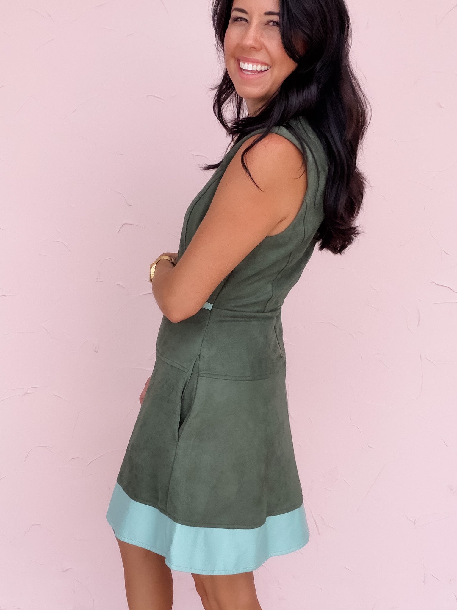 Evergreen Riviera Dress