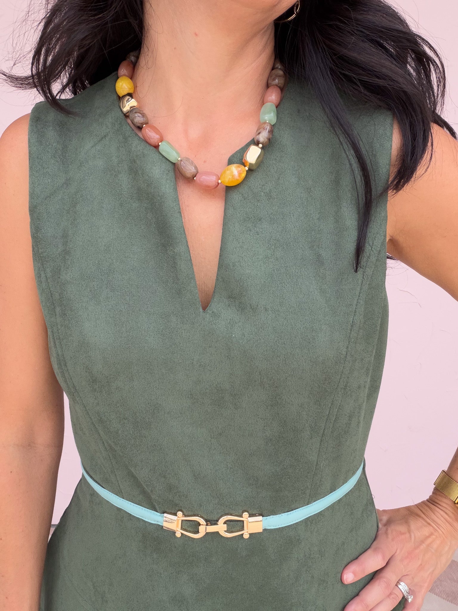 Evergreen Riviera Dress