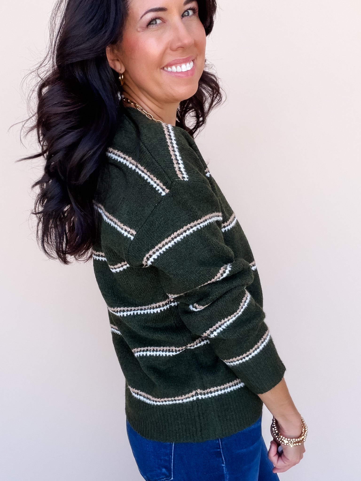 Sage & Saddle Sweater