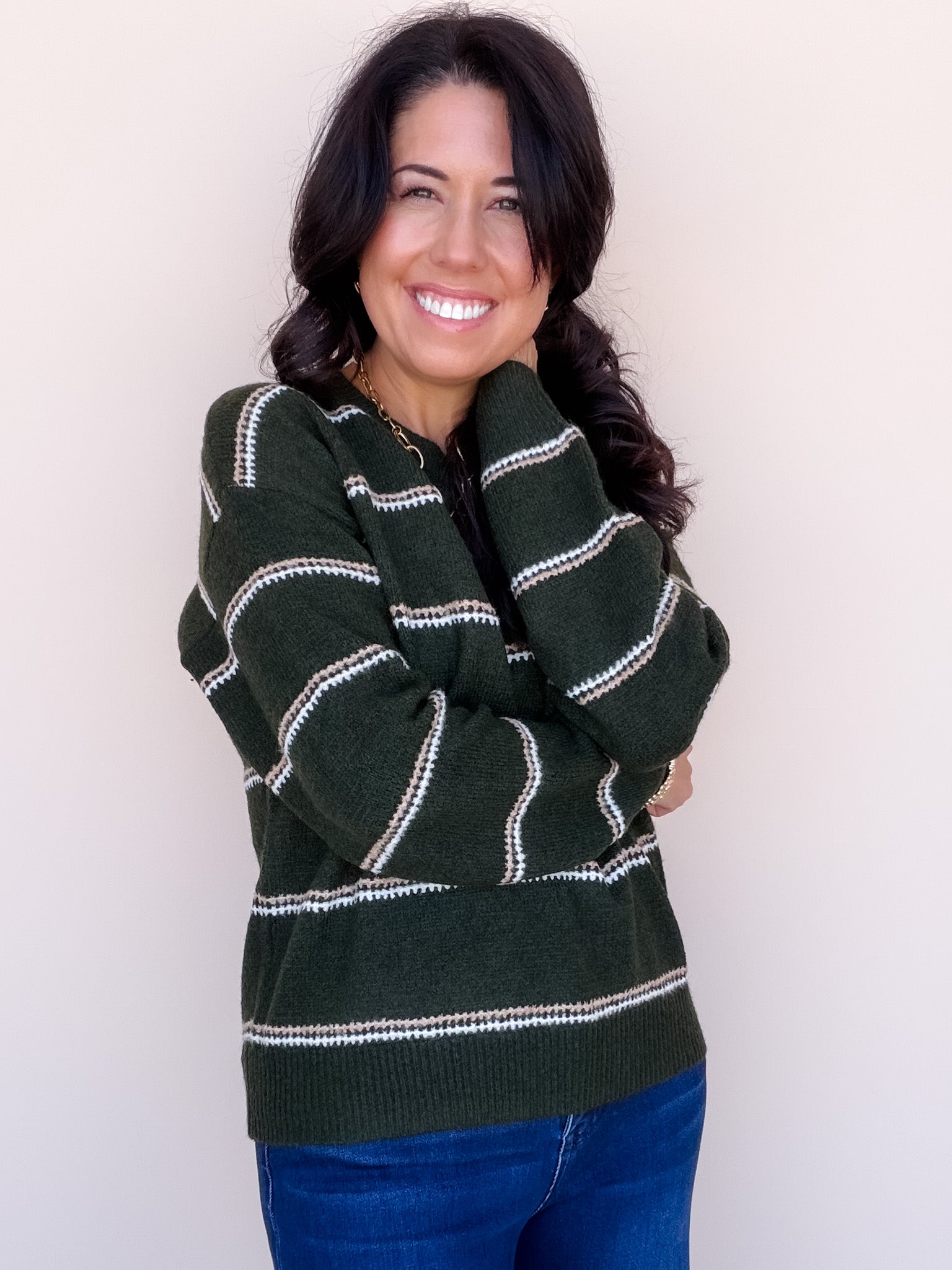 Sage & Saddle Sweater
