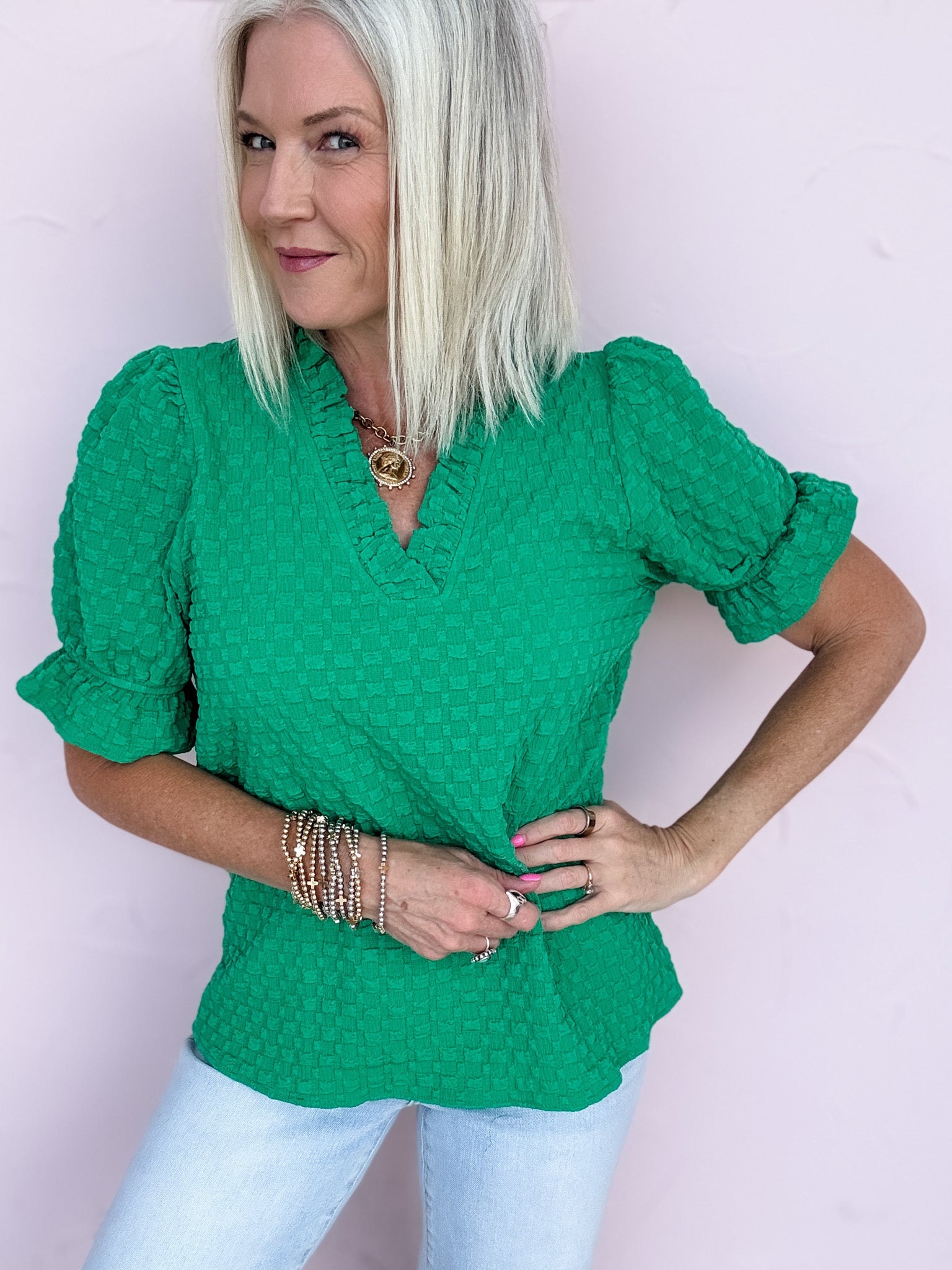 Textured Grace Top