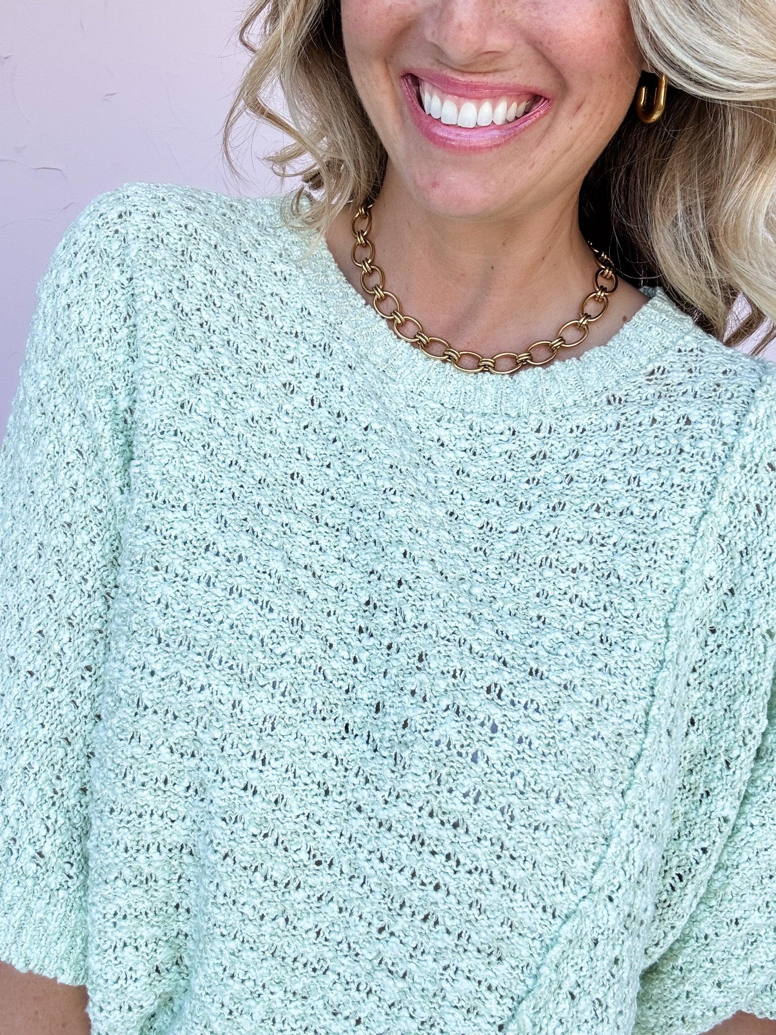 Holland Texture Top- 30% OFF